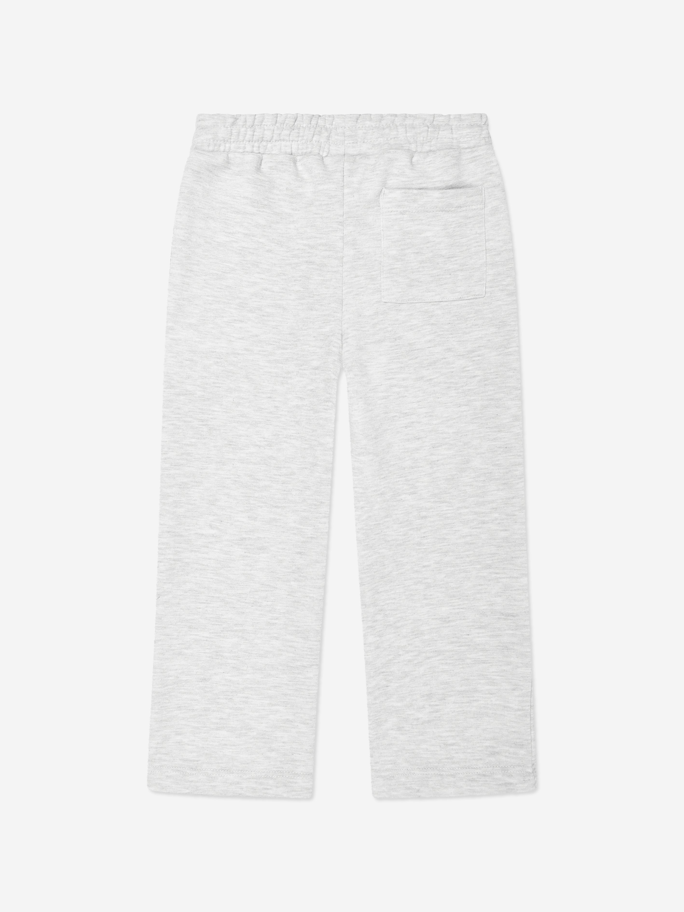 The Couture Club Kids Emblem Applique Joggers in Grey Excellent