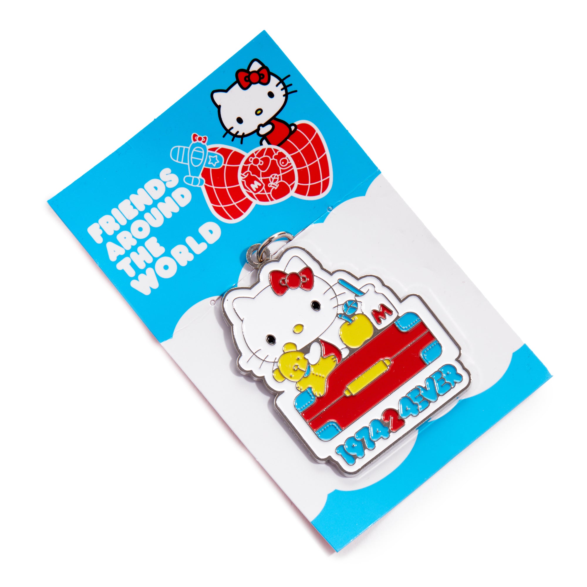 Hello Kitty Friends Around The World 45th Anniversary Enamel Keychain Buy Cheap With Credit Card