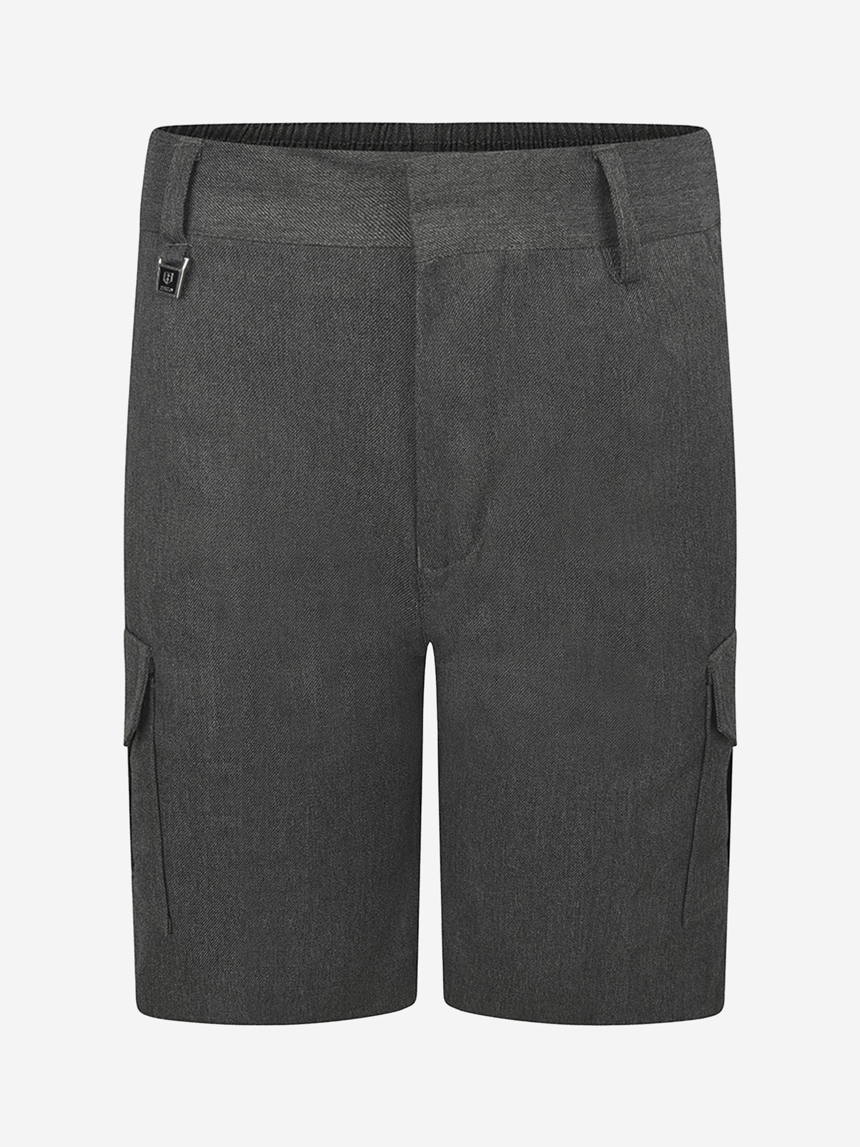 Zeco Kids School Cargo Shorts in Grey Buy Cheap Limited Edition