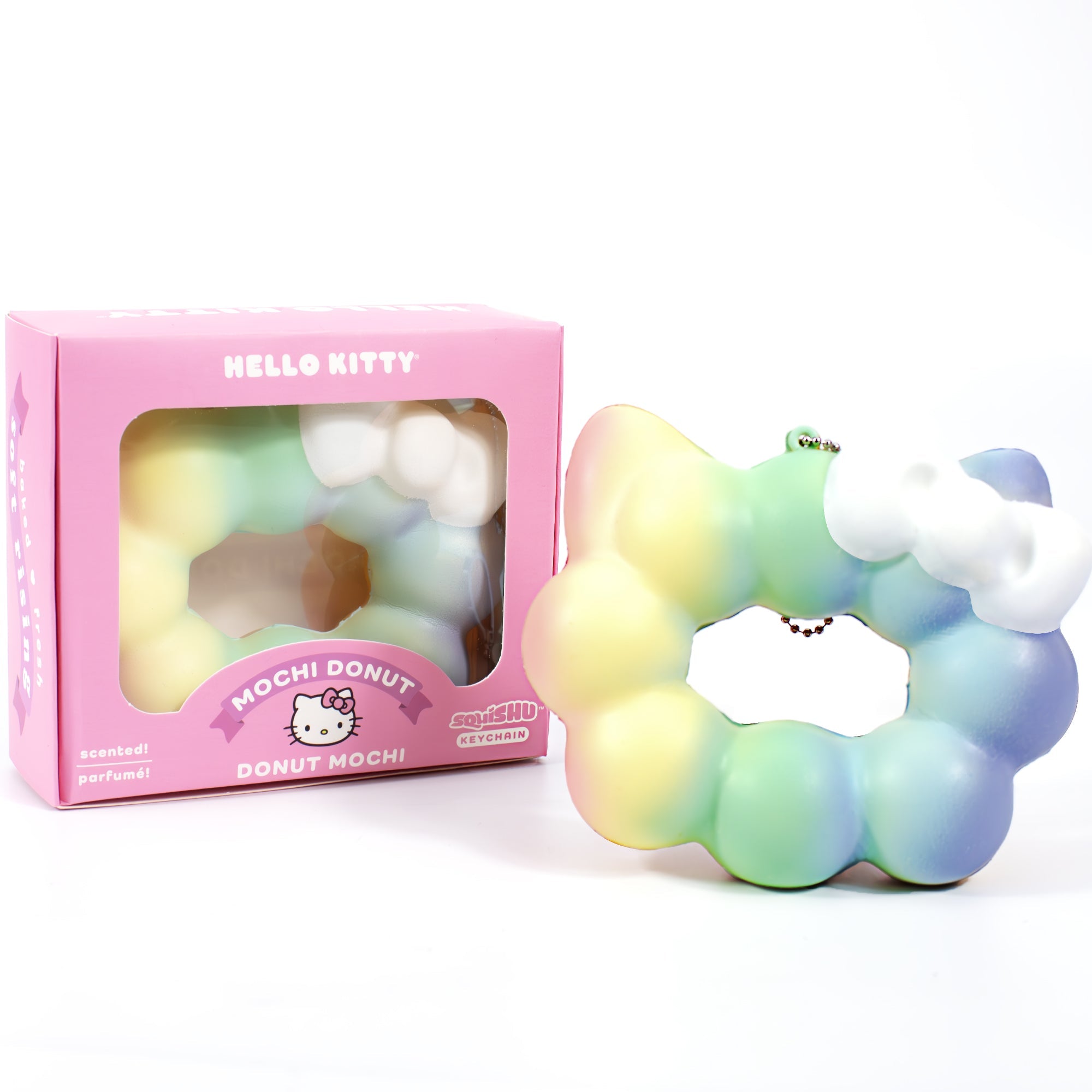 Hello Kitty Mochi Donut Squishy Keychain Outlet Best Sale
