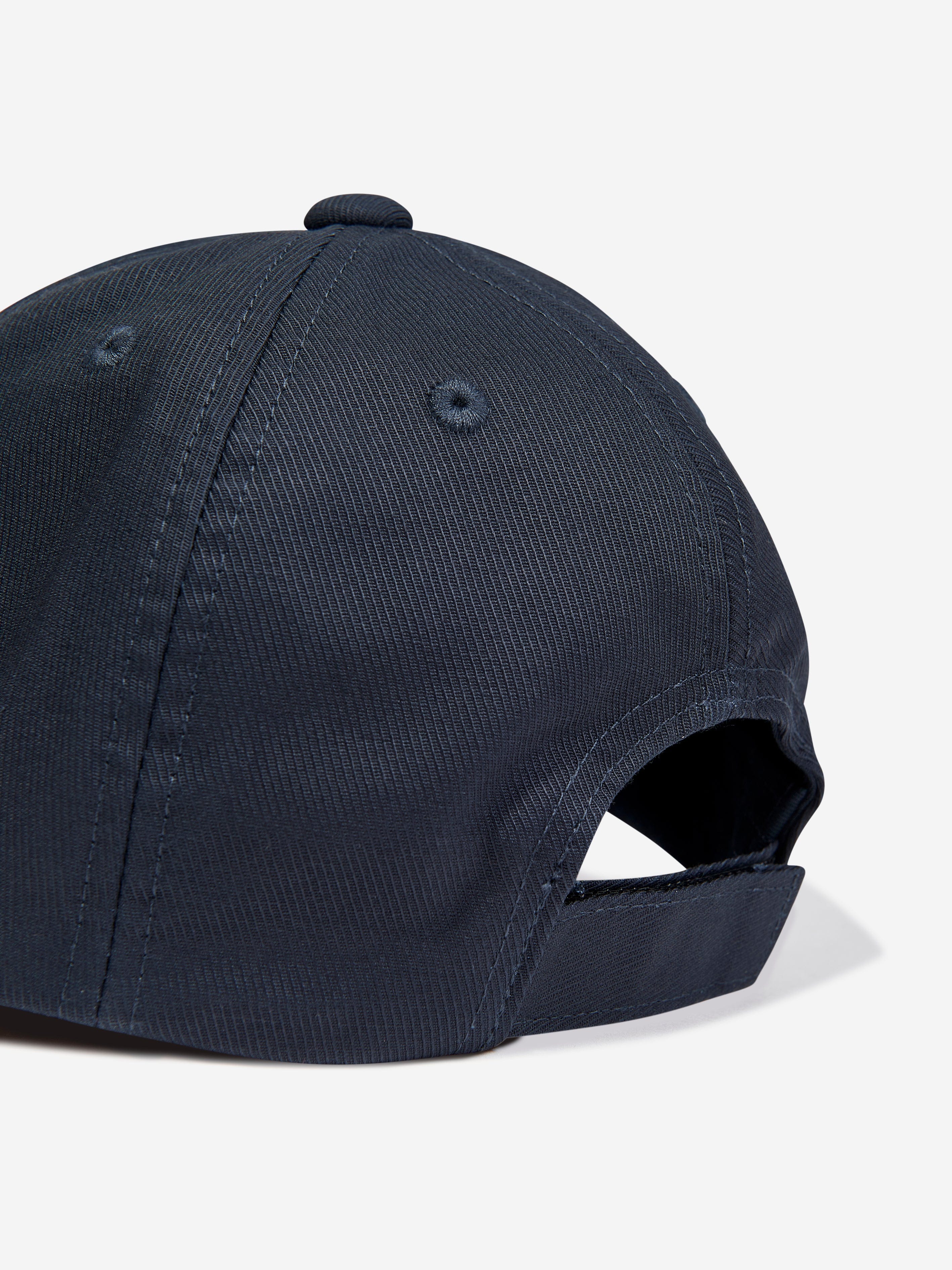 Emporio Armani Kids Logo Baseball Cap in Navy Outlet Hot Sale