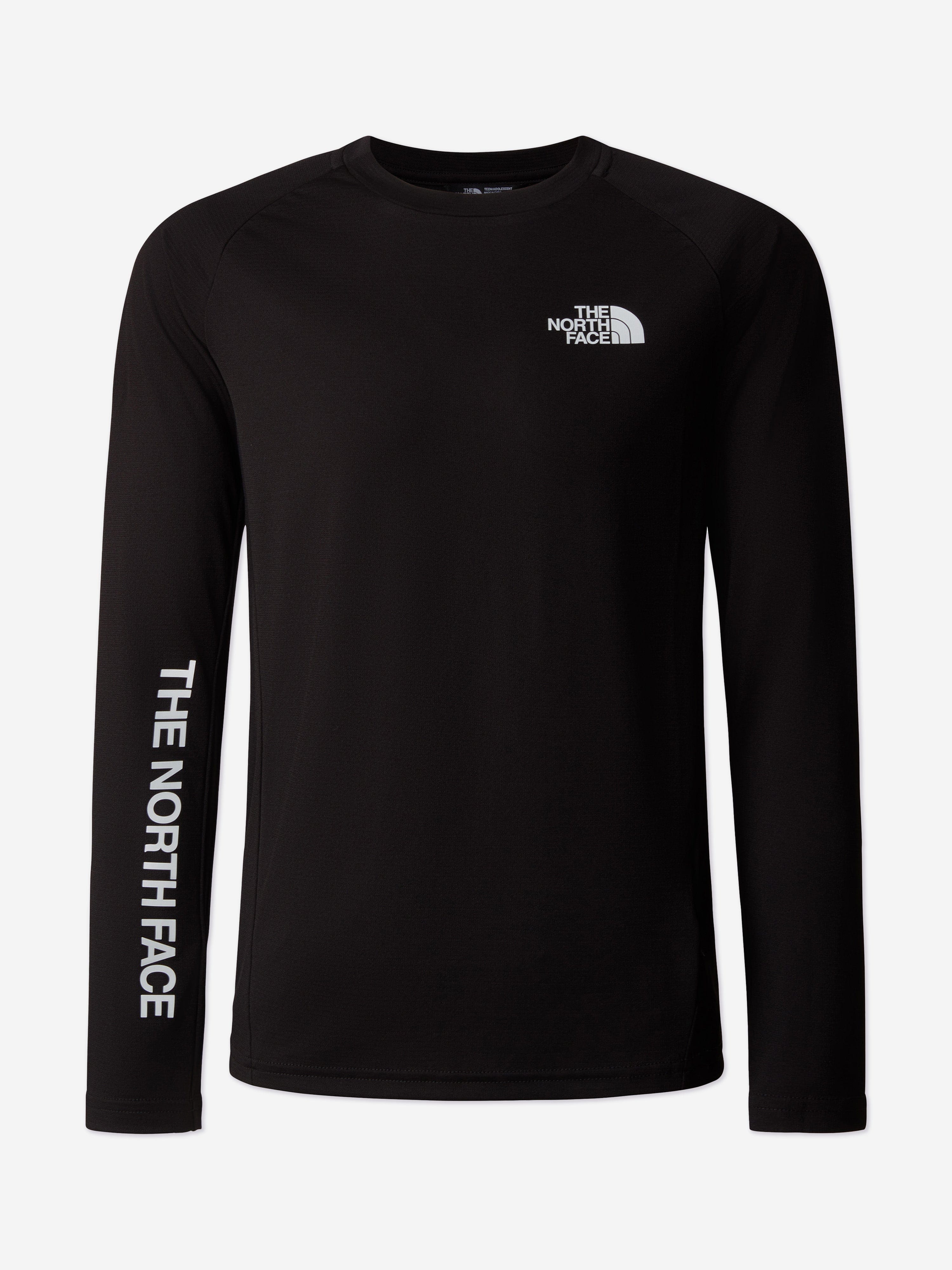 The North Face Kids Never Stop Long Sleeve T-Shirt in Black Cheap Websites