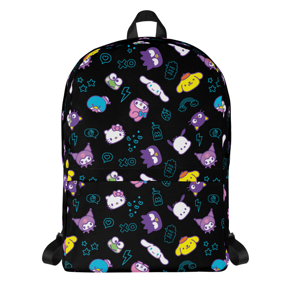 Hello Kitty and Friends Electric Doodle All-over Print Backpack Cheap Sale Manchester Great Sale