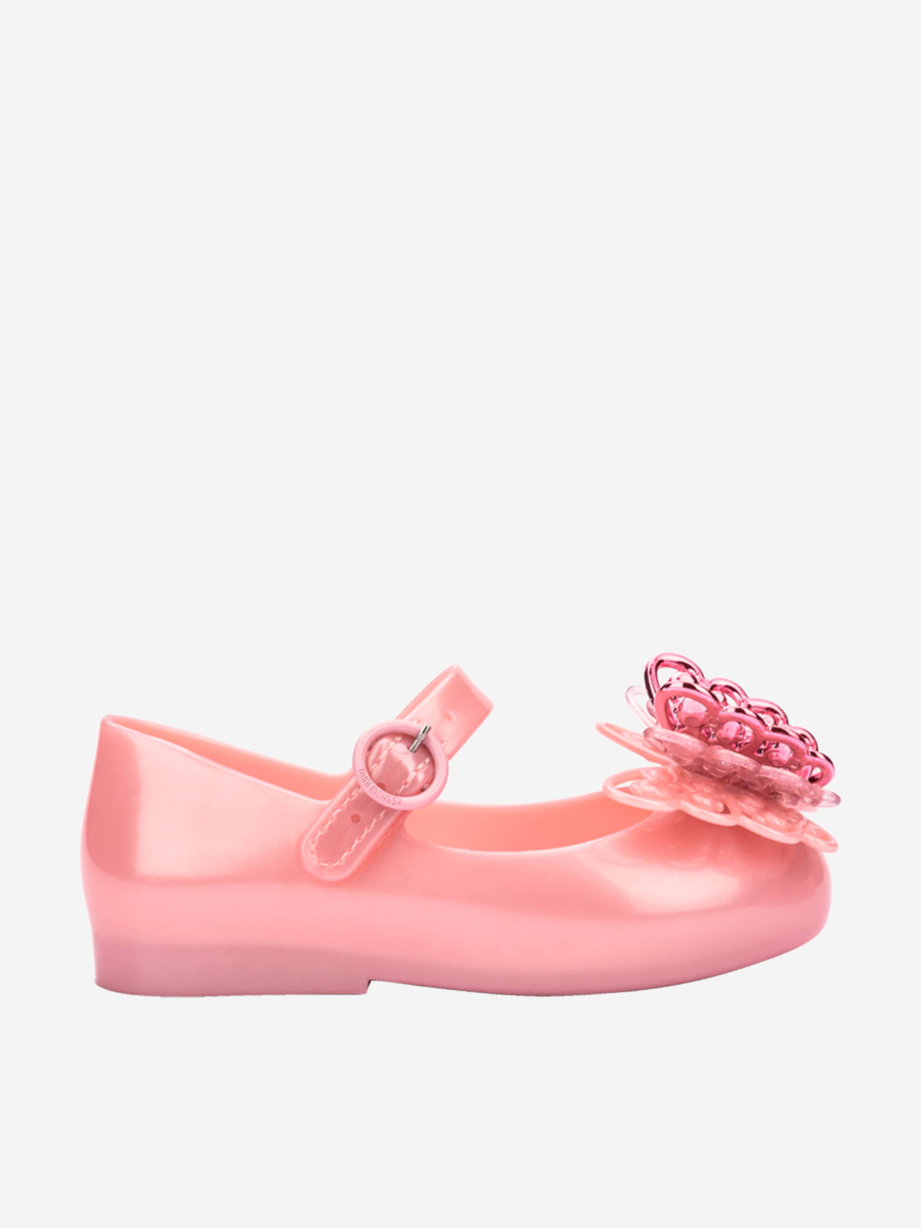Mini Melissa Girls Sweet Love Fly II Shoes in Pink Cheap Best Sale