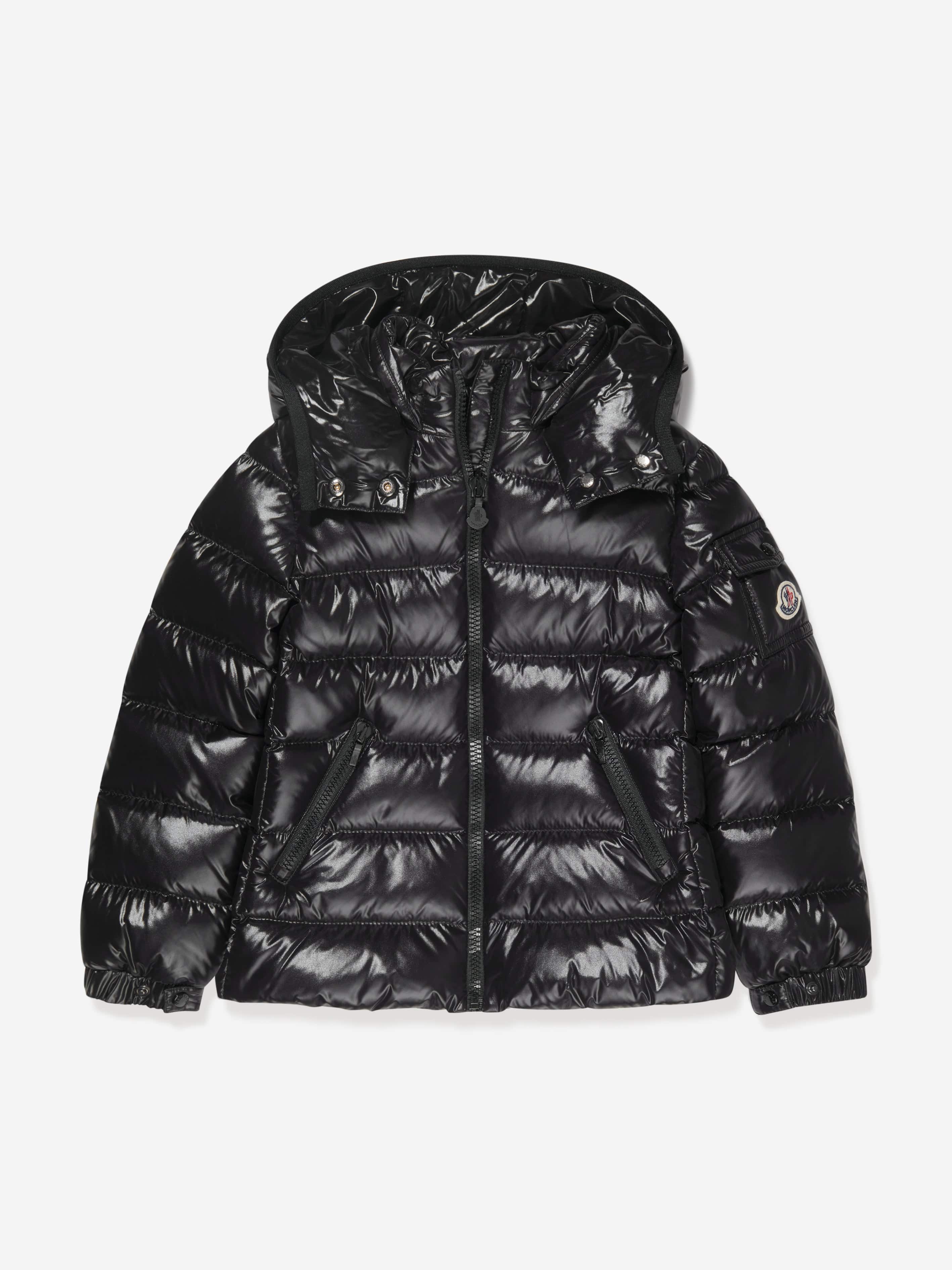 Moncler Enfant Girls Down Padded Bady Jacket in Black Sale Cost