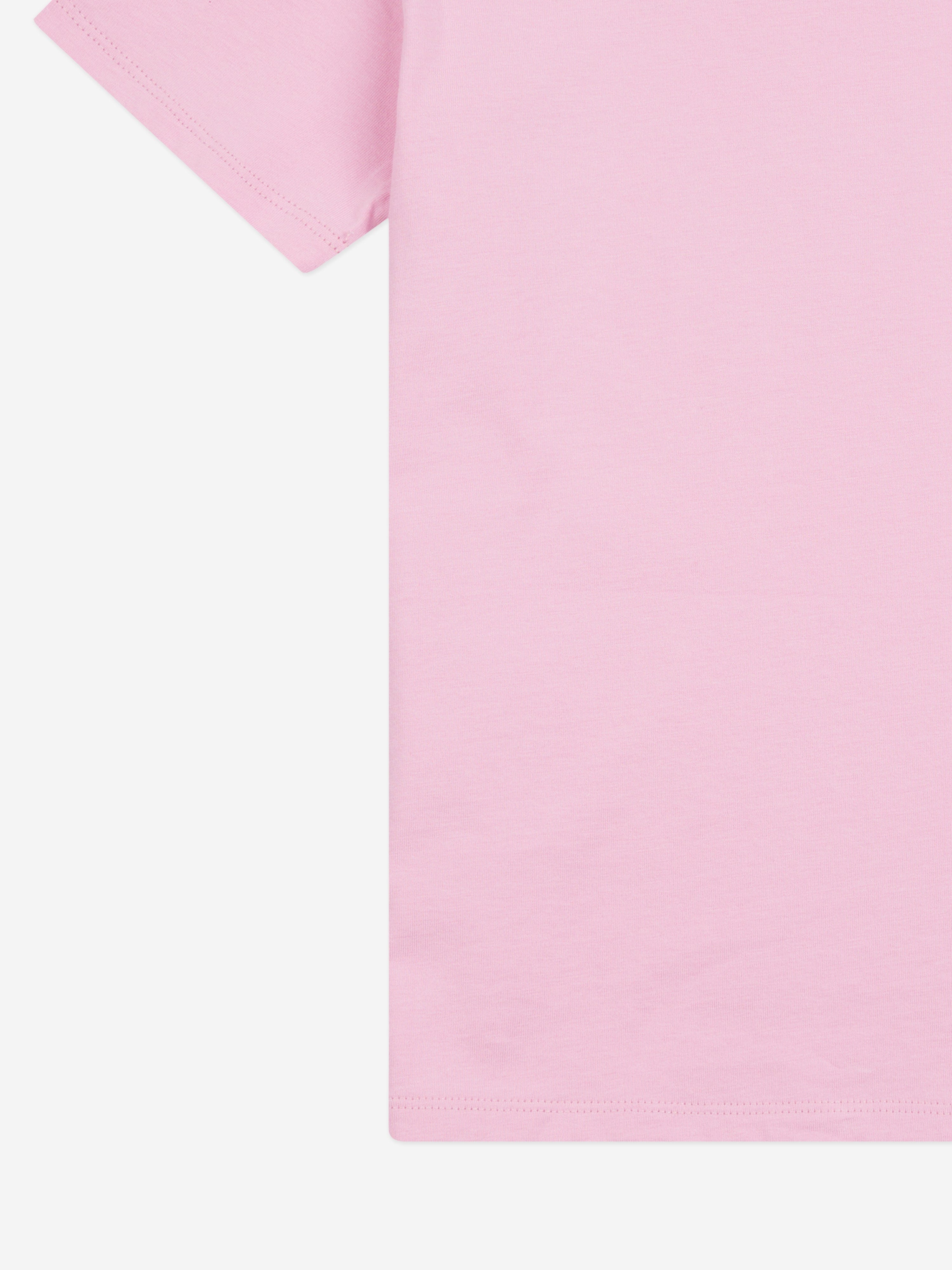Juicy Couture Girls Diamante Logo Fitted T-Shirt in Pink Clearance Best