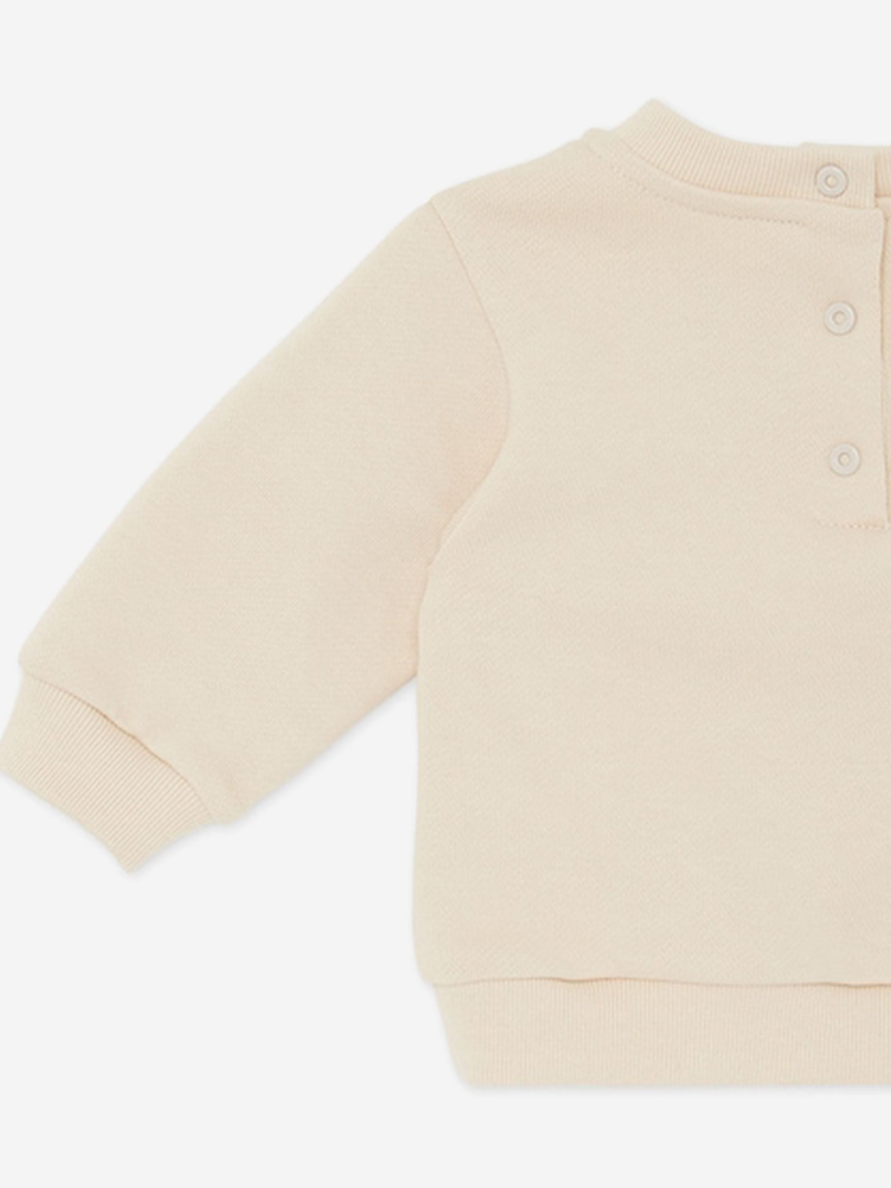 Fendi Baby Graphic Sweatshirt in Beige Free Shipping Tumblr