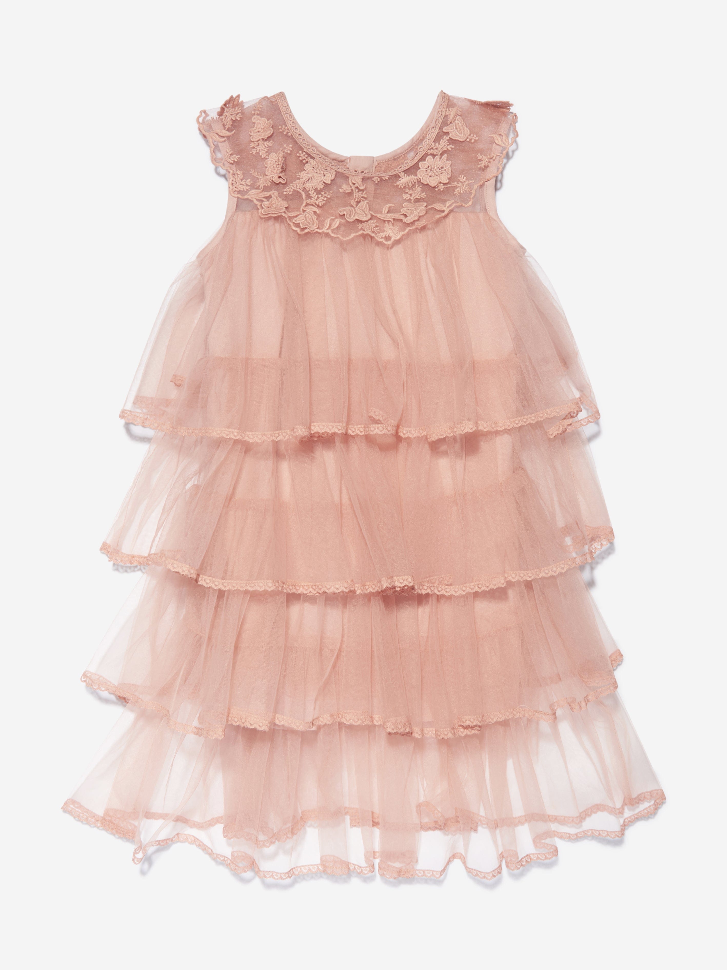 iAMe Girls Sleeveless Tiered Dress in Pink Browse Cheap Pice