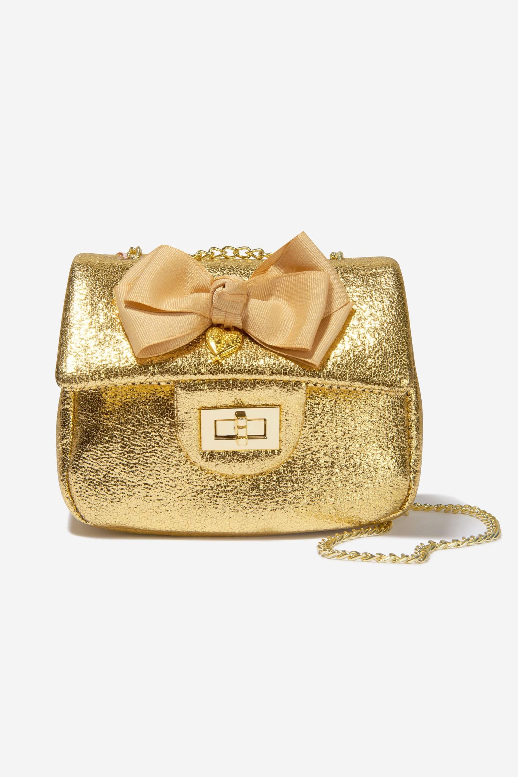 Angels Face Girls Skyla Metallic Shoulder Bag in Gold The Cheapest