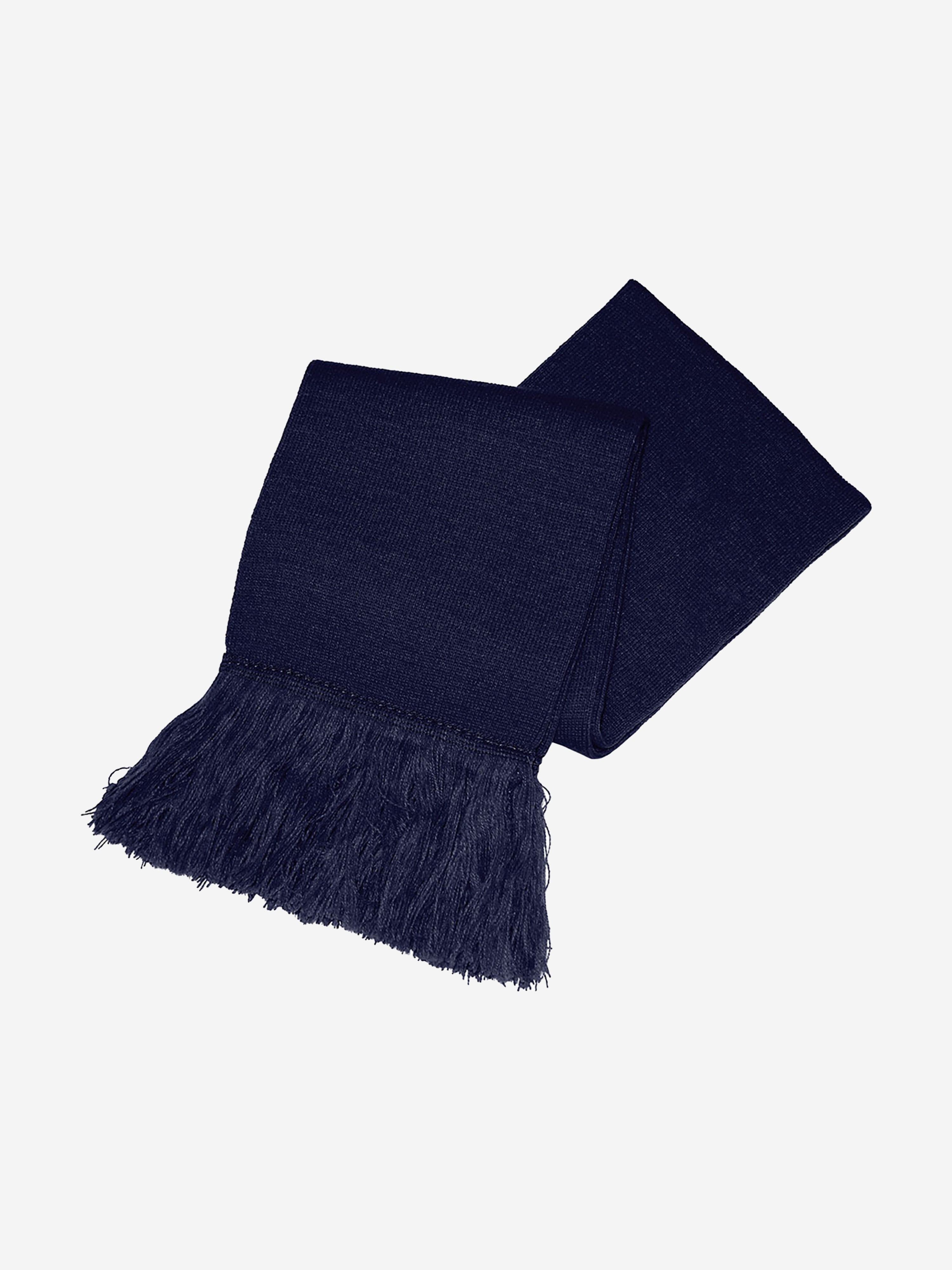 Zeco Kids School Knitted Scarf in Navy Marketable For Sale