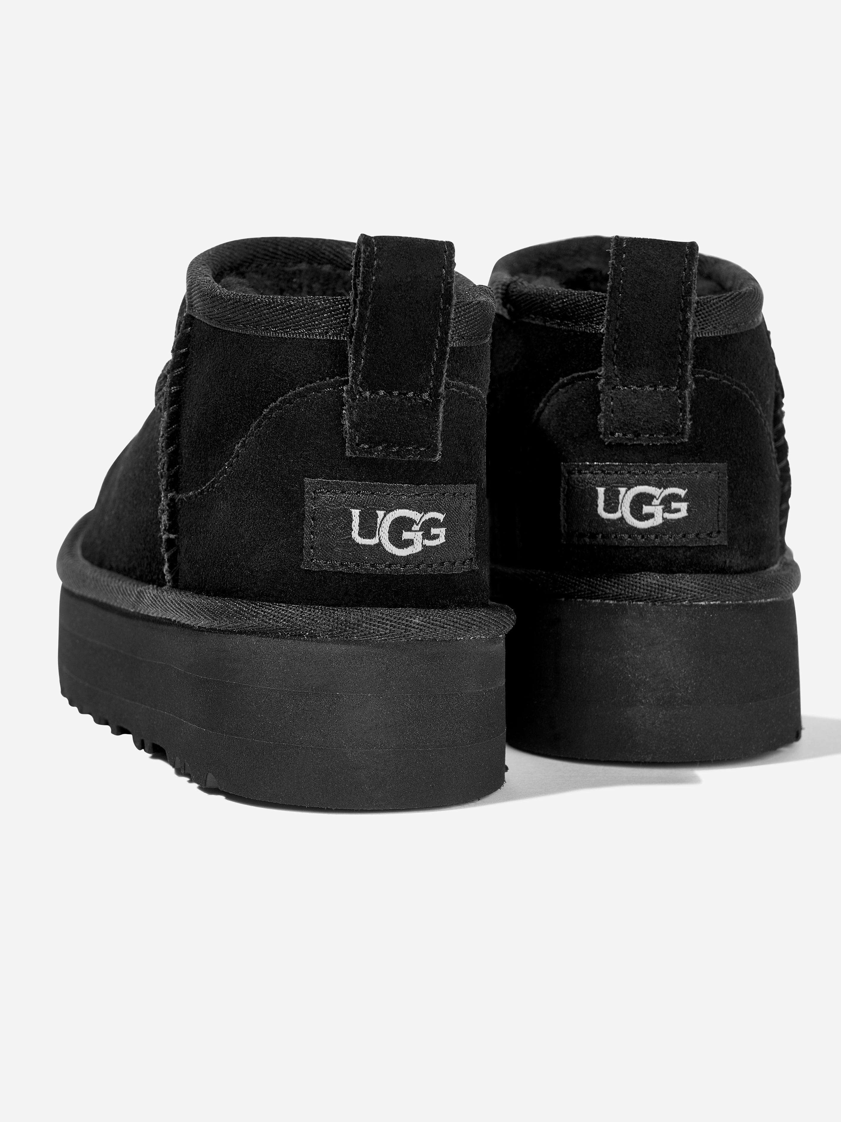 UGG Girls Classic Ultra Mini Platform Boots in Black Best Place Cheap Pice