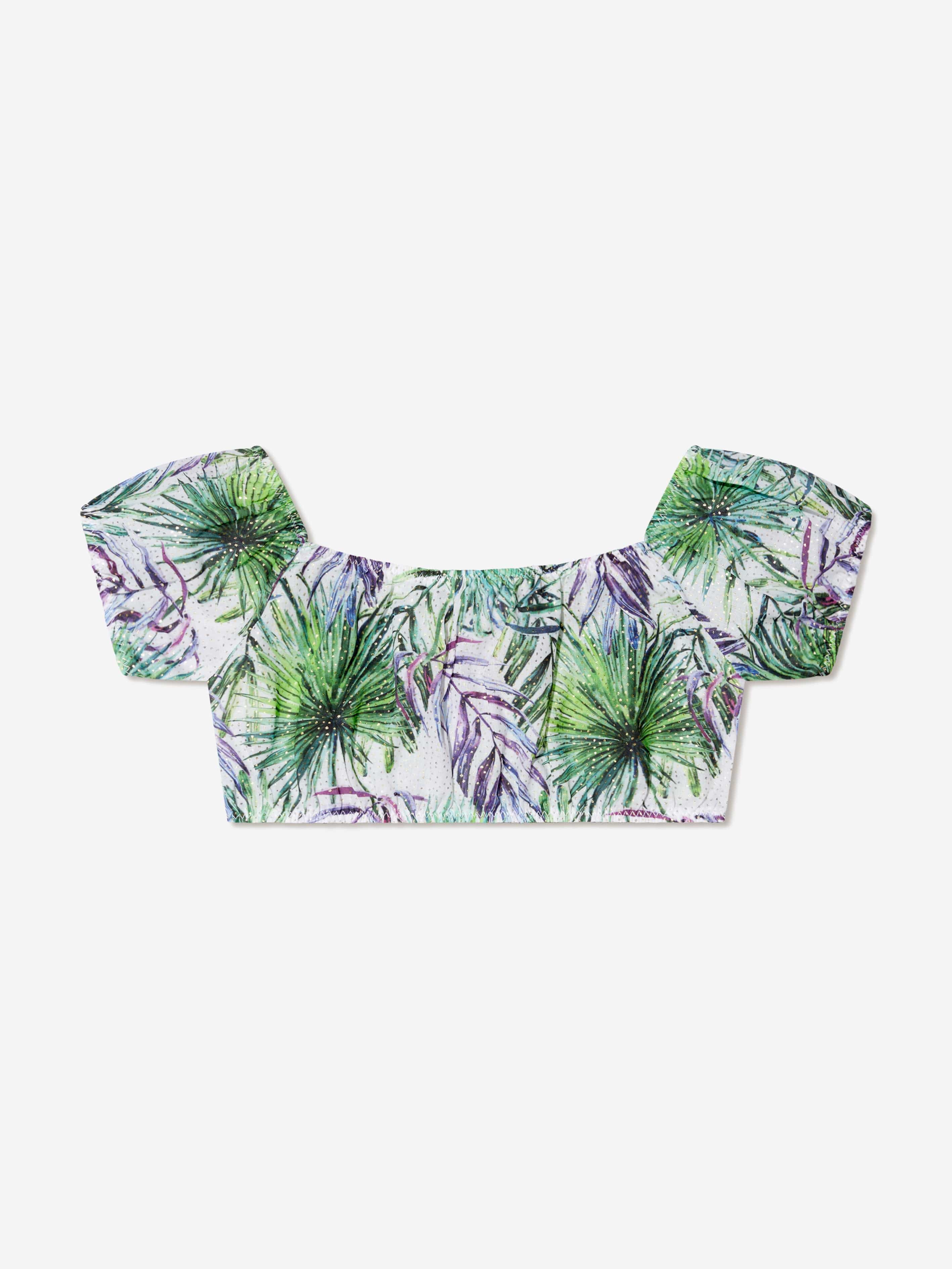 Nessi Byrd Girls Lali Crop Top in Multicolour Outlet Free Shipping Authentic