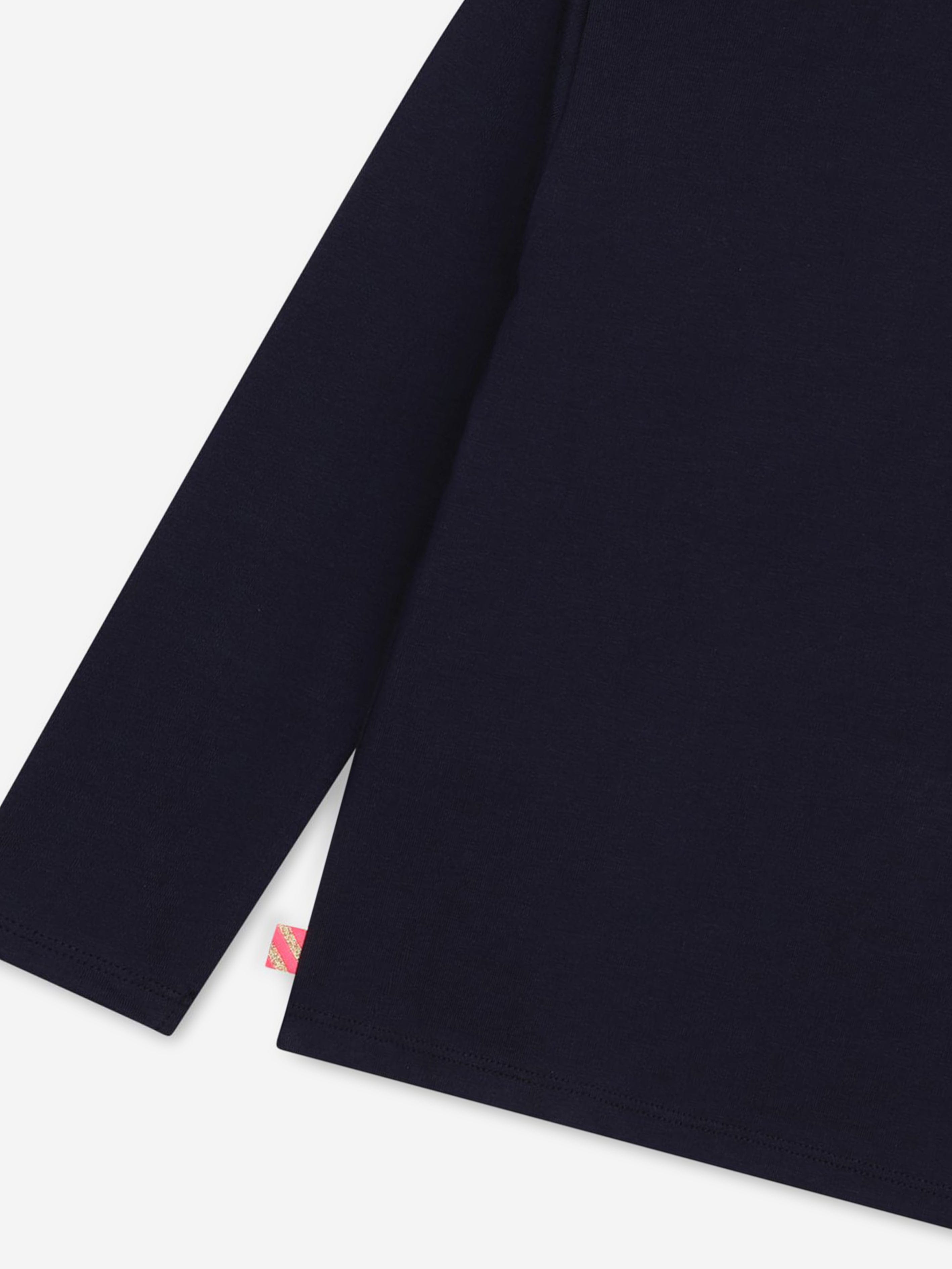 Billieblush Girls Long Sleeve Pegasus T-Shirt in Navy Free Shipping With Credit Card