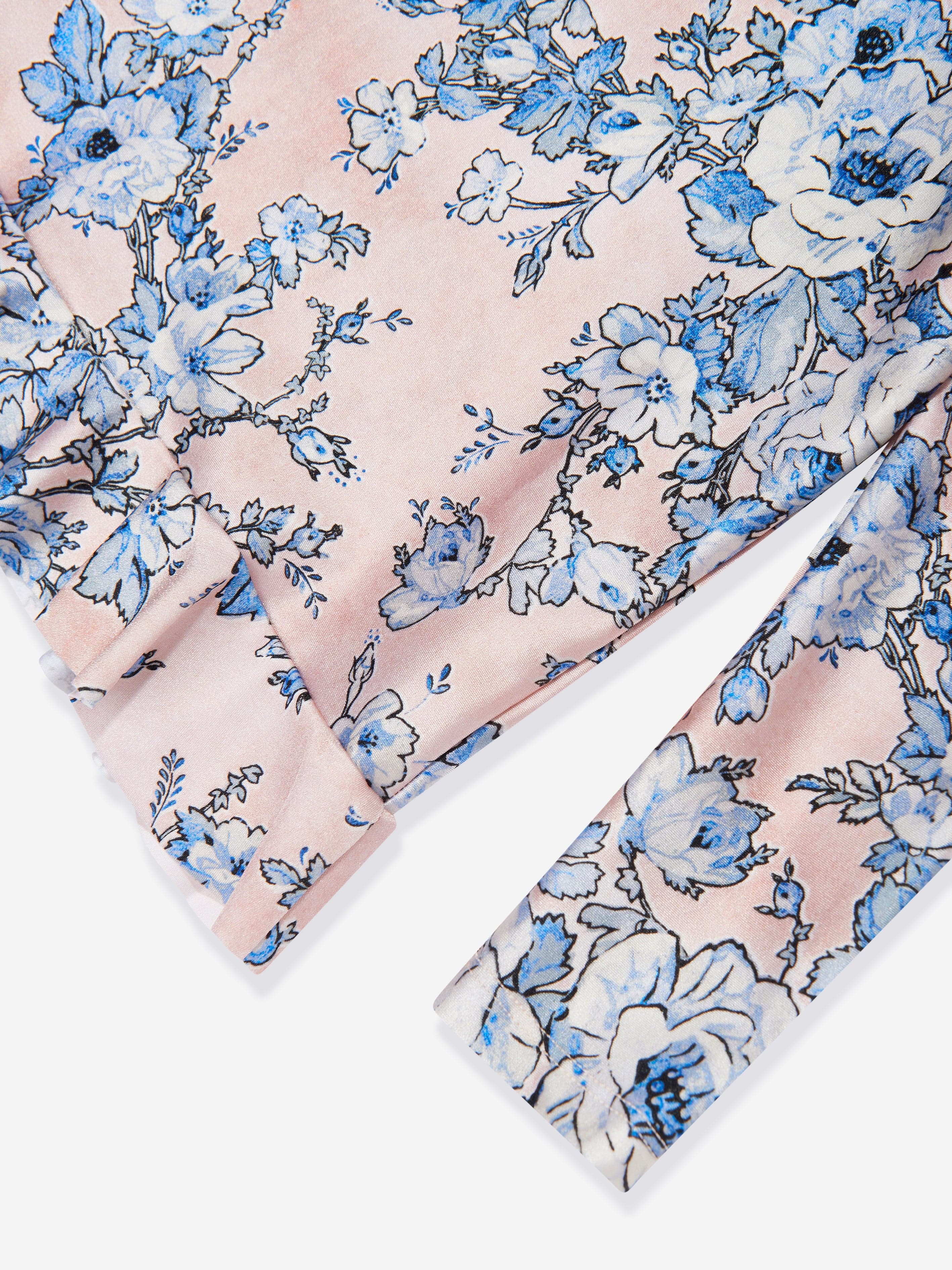 Zimmermann Girls Floral  Halliday Fril Rashie in Multicolour Sale New