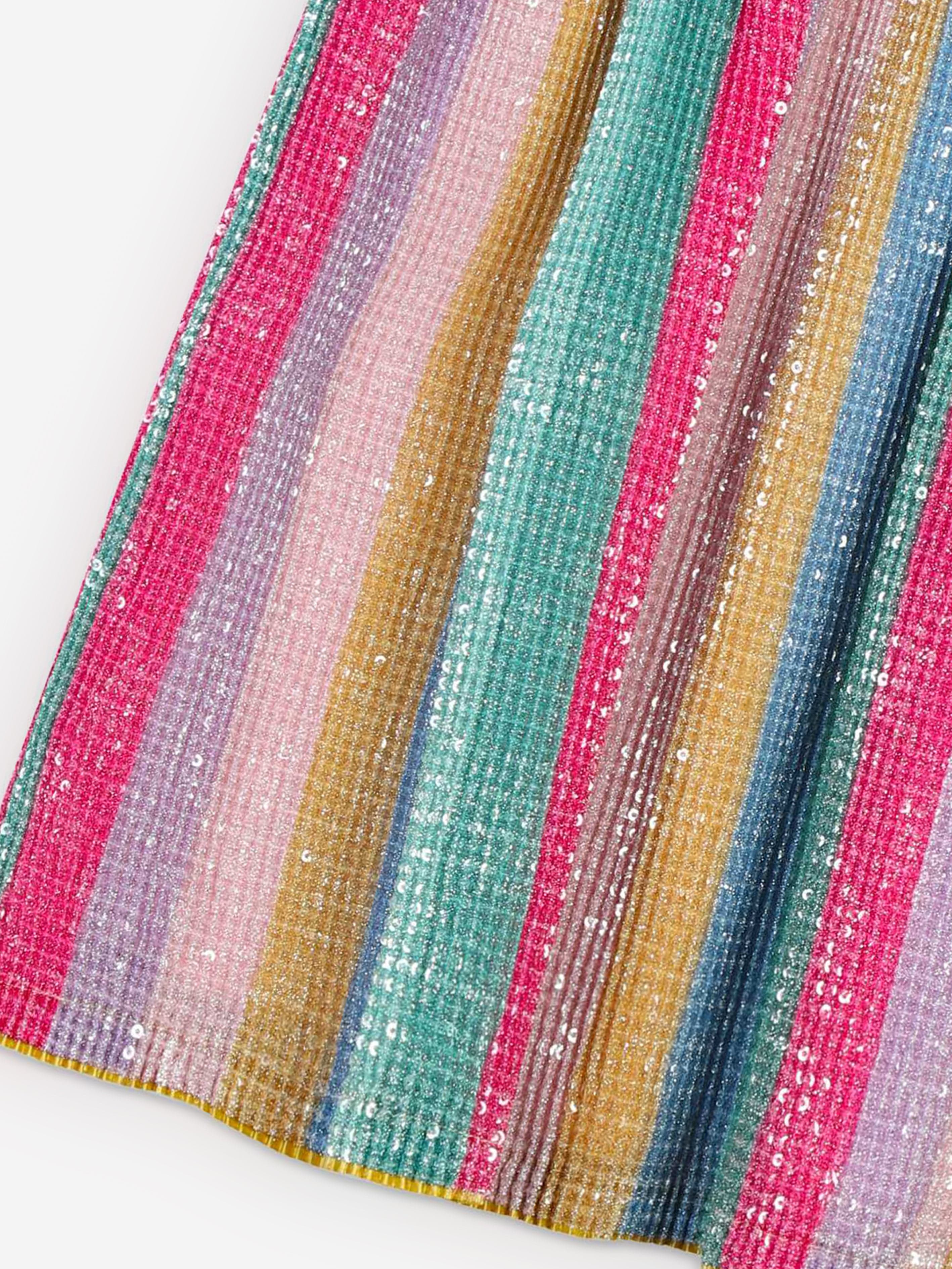 Billieblush Girls Pleated Sequin Skirt in Multicolour Sale 100% Guaranteed
