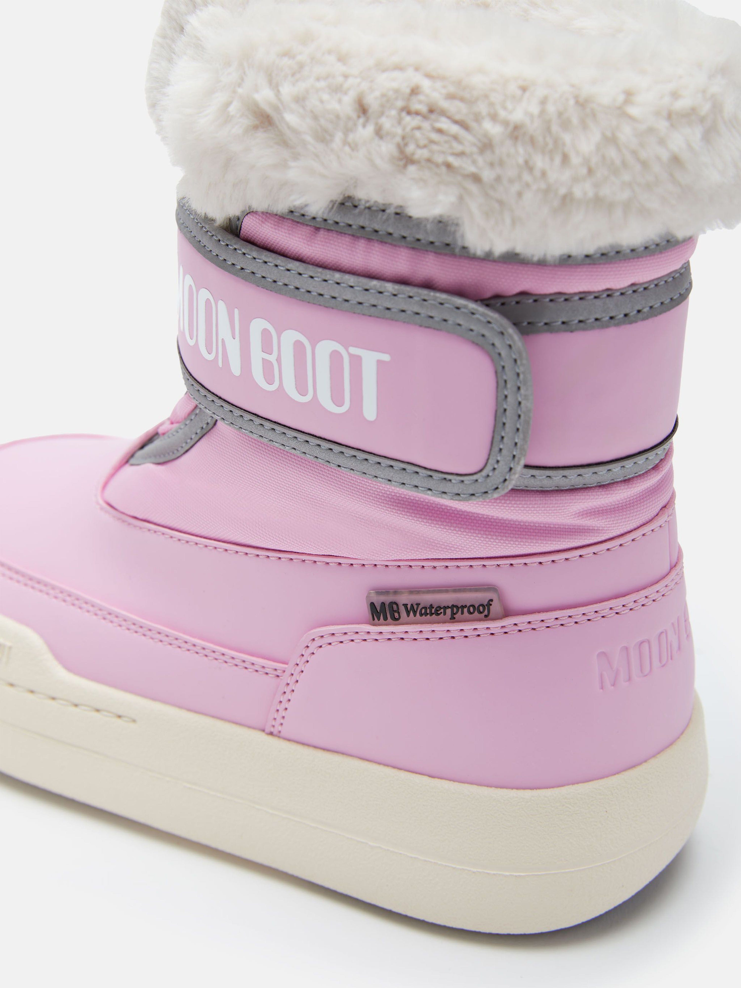 Moon Boot Girls JR Park Strap Boots in Pink Best Store To Get Sale Online