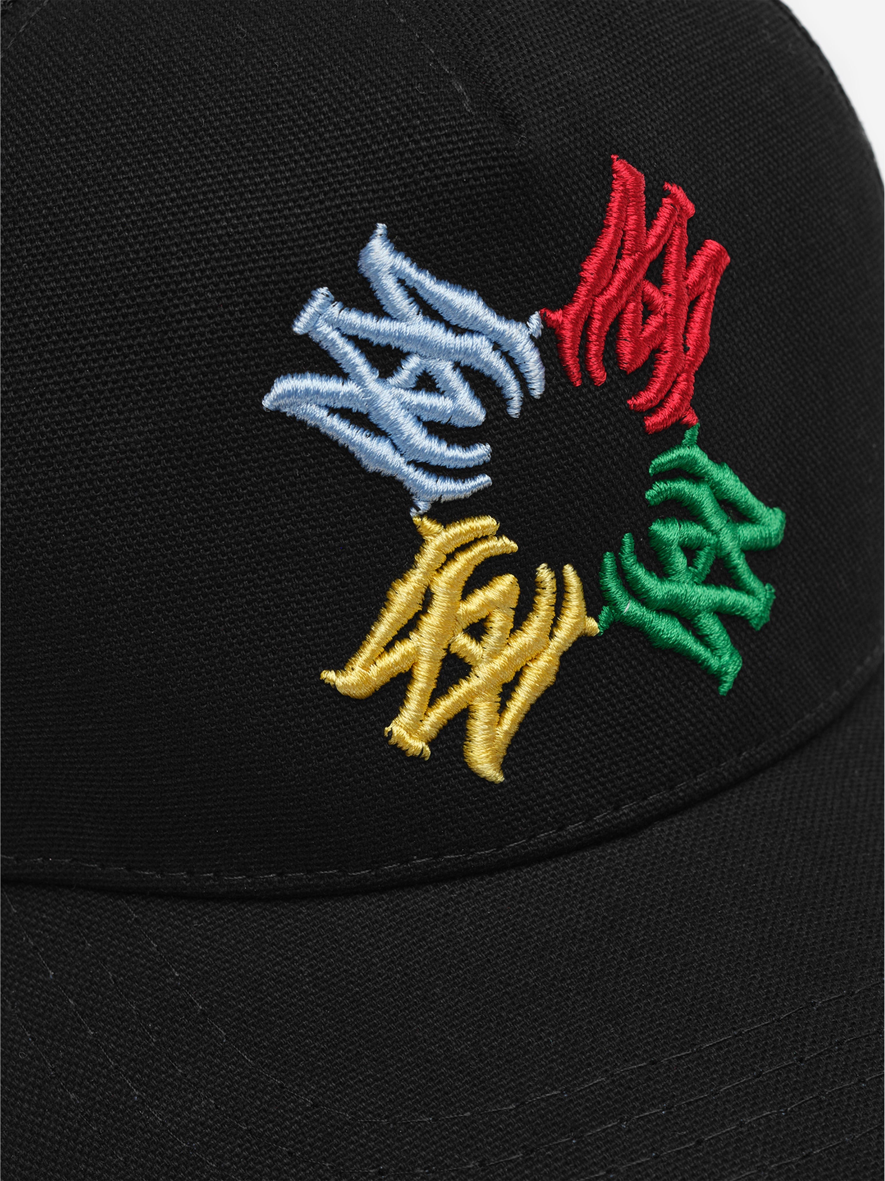 Kids Scribble MA Quad Trucker Cap in Black Sale Free Shipping