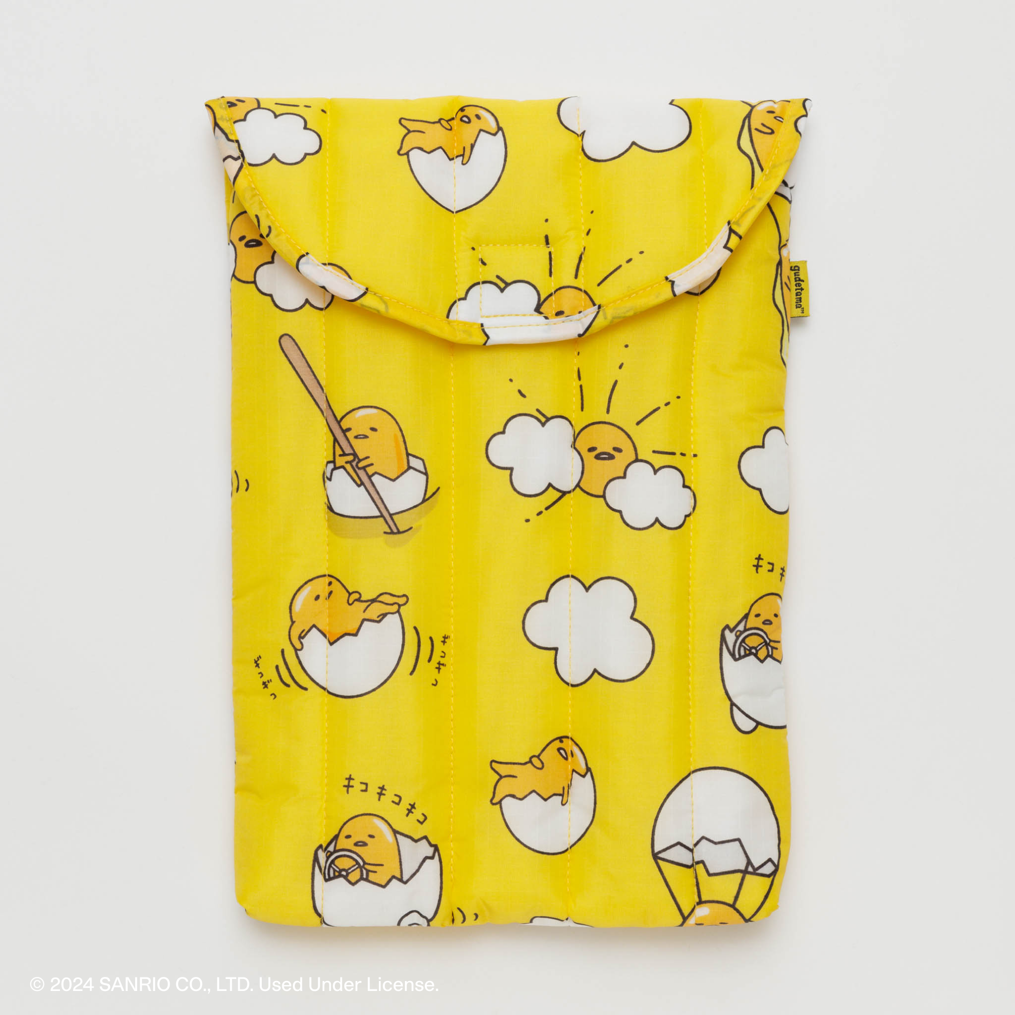 Gudetama x Baggu Puffy Laptop Sleeve Sale Clearance