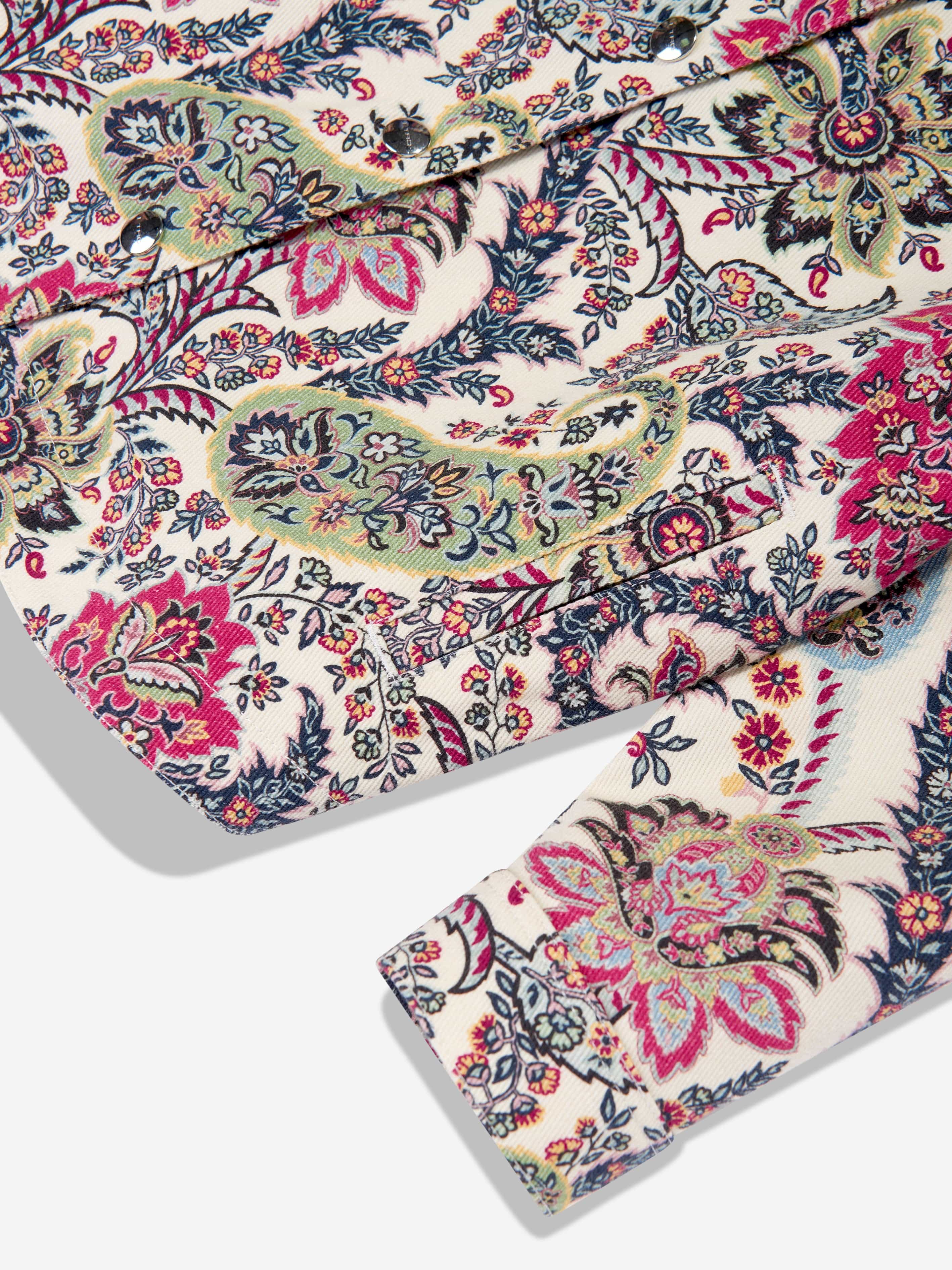 Etro Girls Floral Paisley Jacket in Multicolour Cheap Excellent