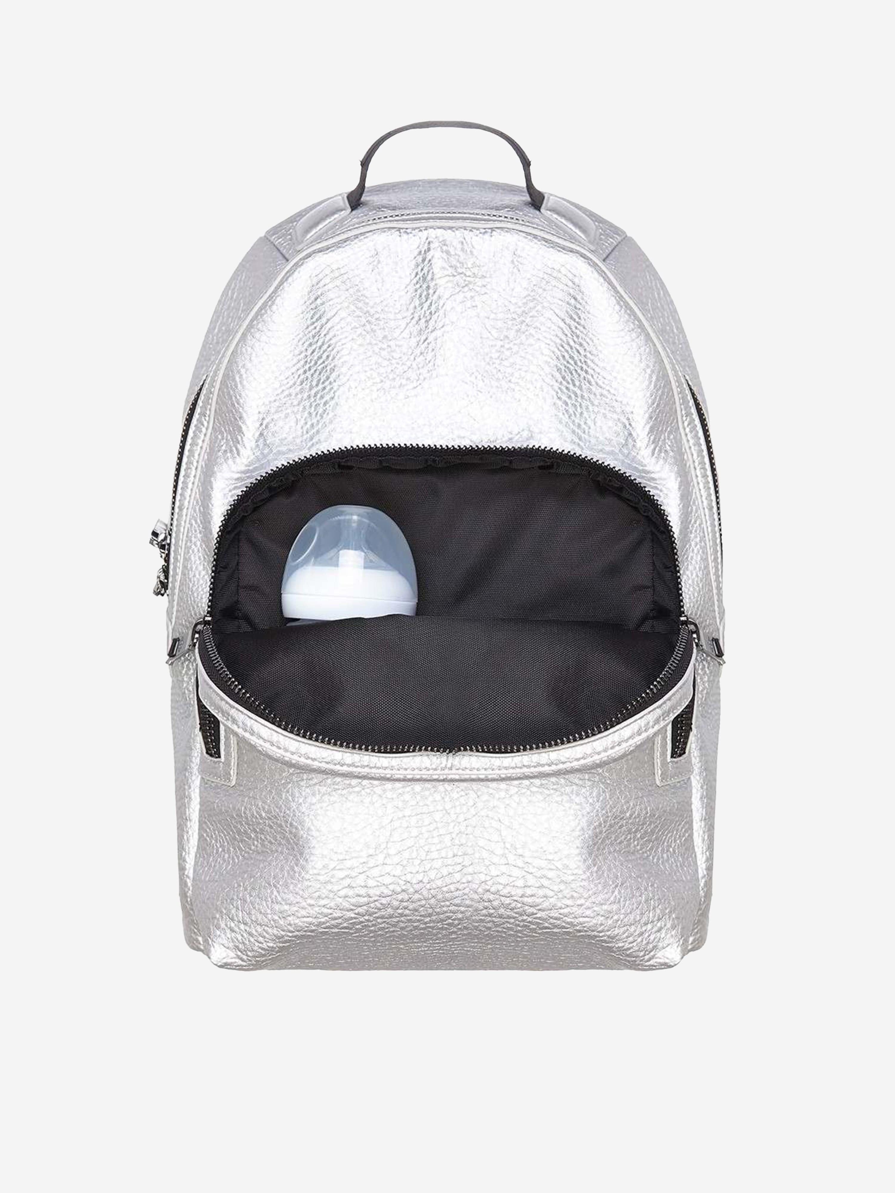 Tiba + Marl Baby Elwood Changing Backpack in Silver (42cm) Find Great For Sale