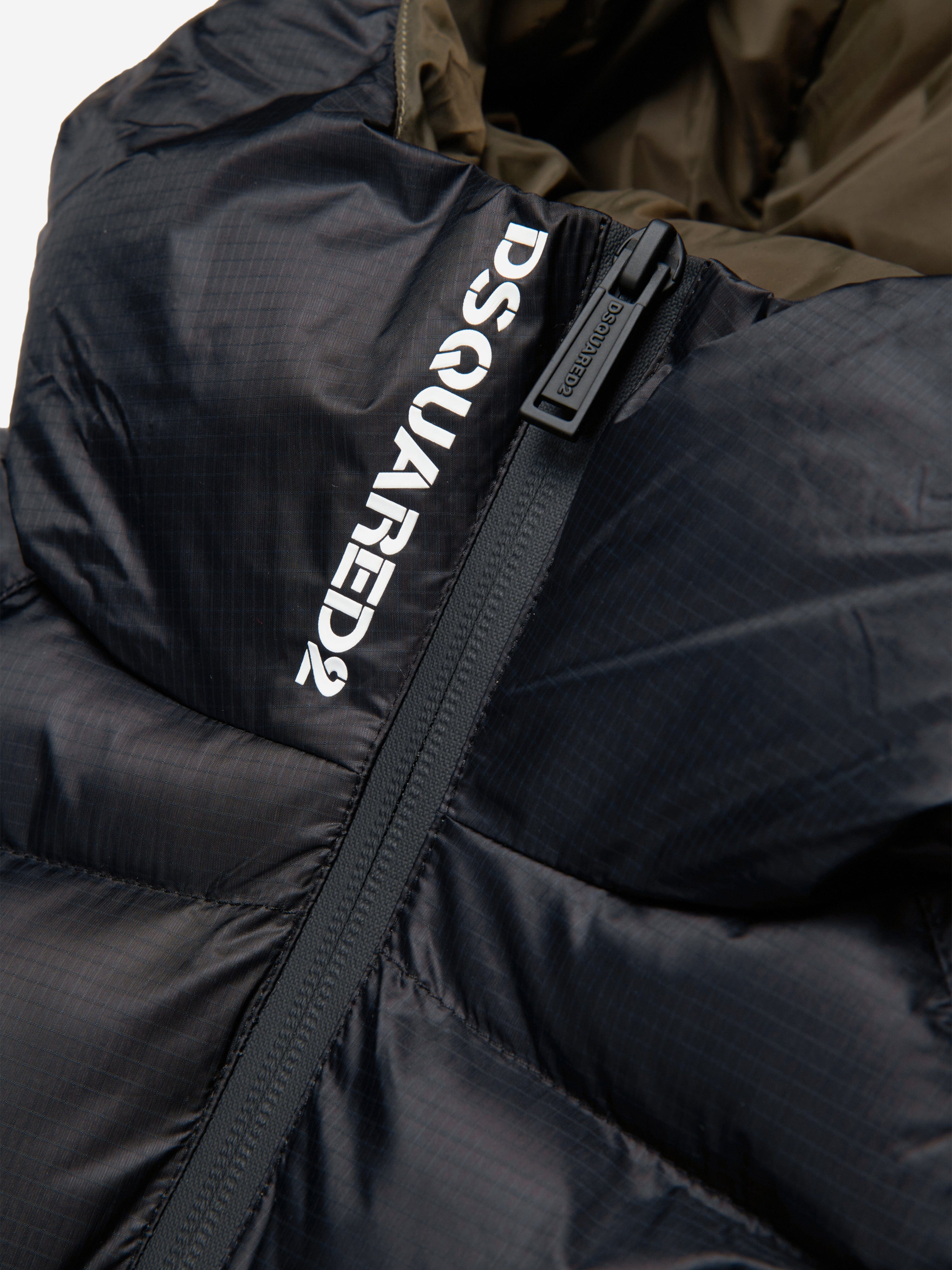 Dsquared2 Kids Puffer Jacket in Black Cheap Explore