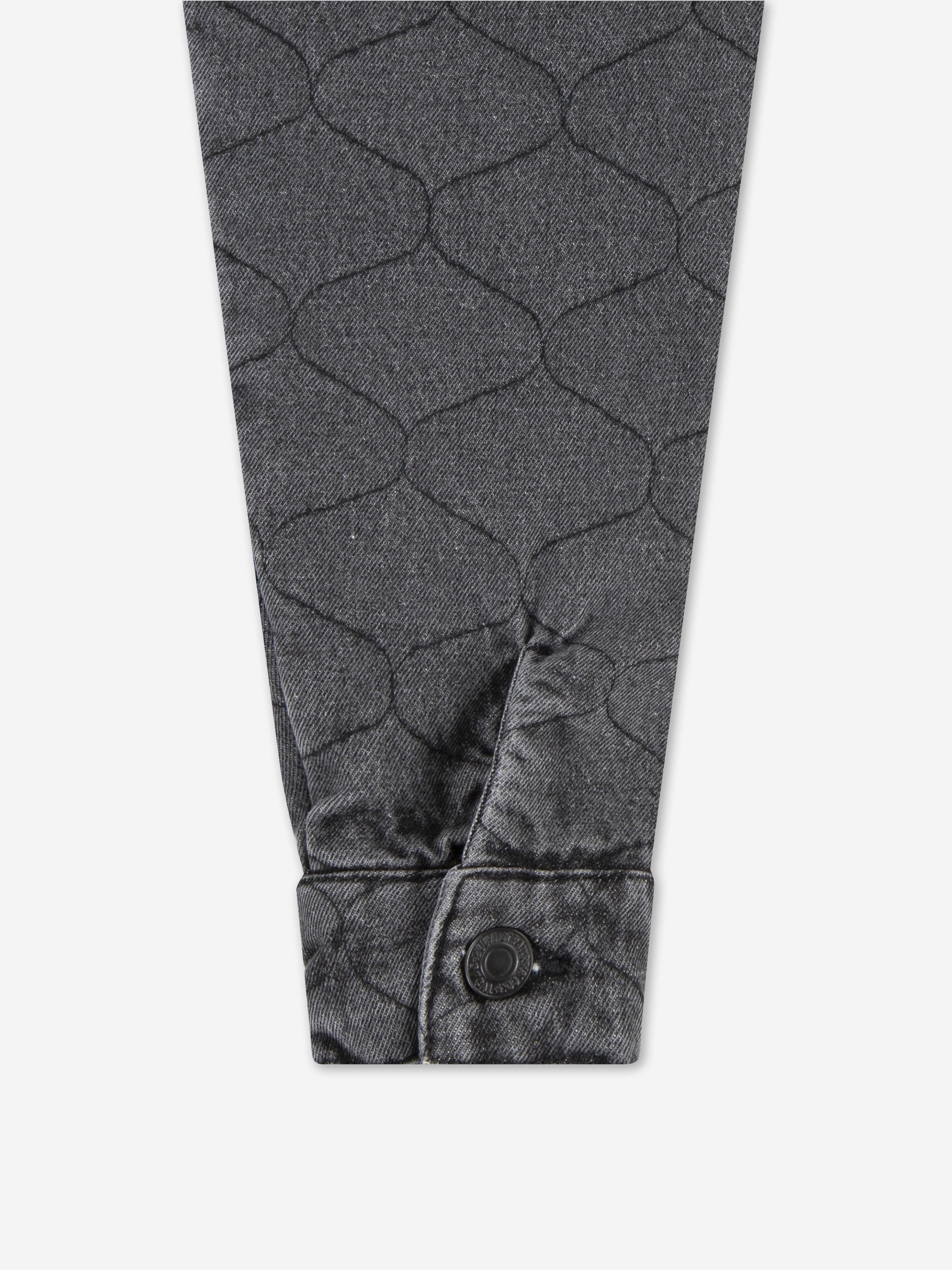 Girls Quilted Trucker Jacket in Black Latest Collections Sale Online