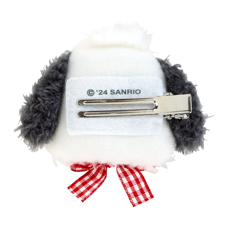 Pochacco Plush Hair Clip (Gingham Bow) Outlet Shop Offer