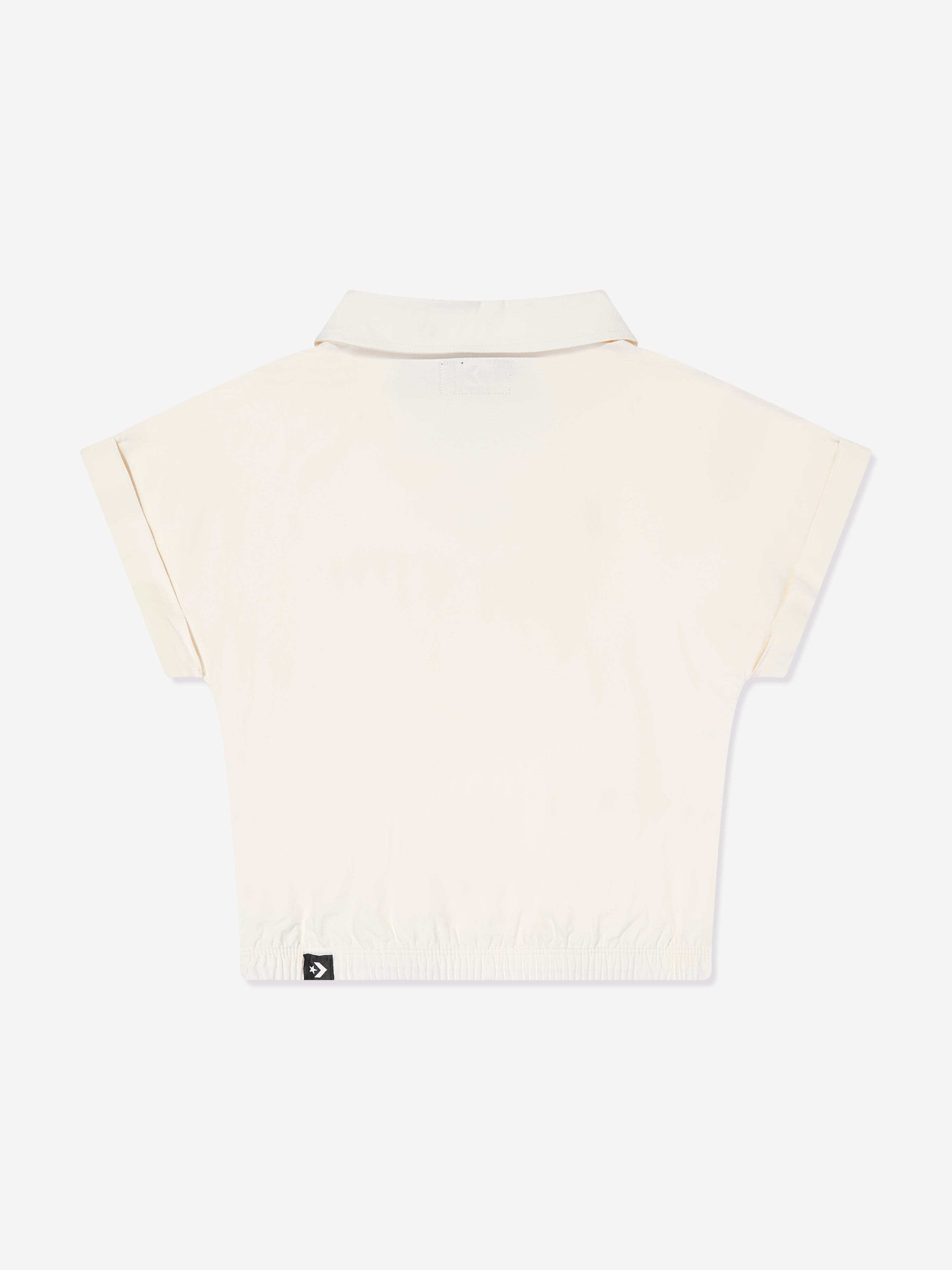 Converse Girls Dolman Pocket Woven Top in Ivory Sale Online Cheap