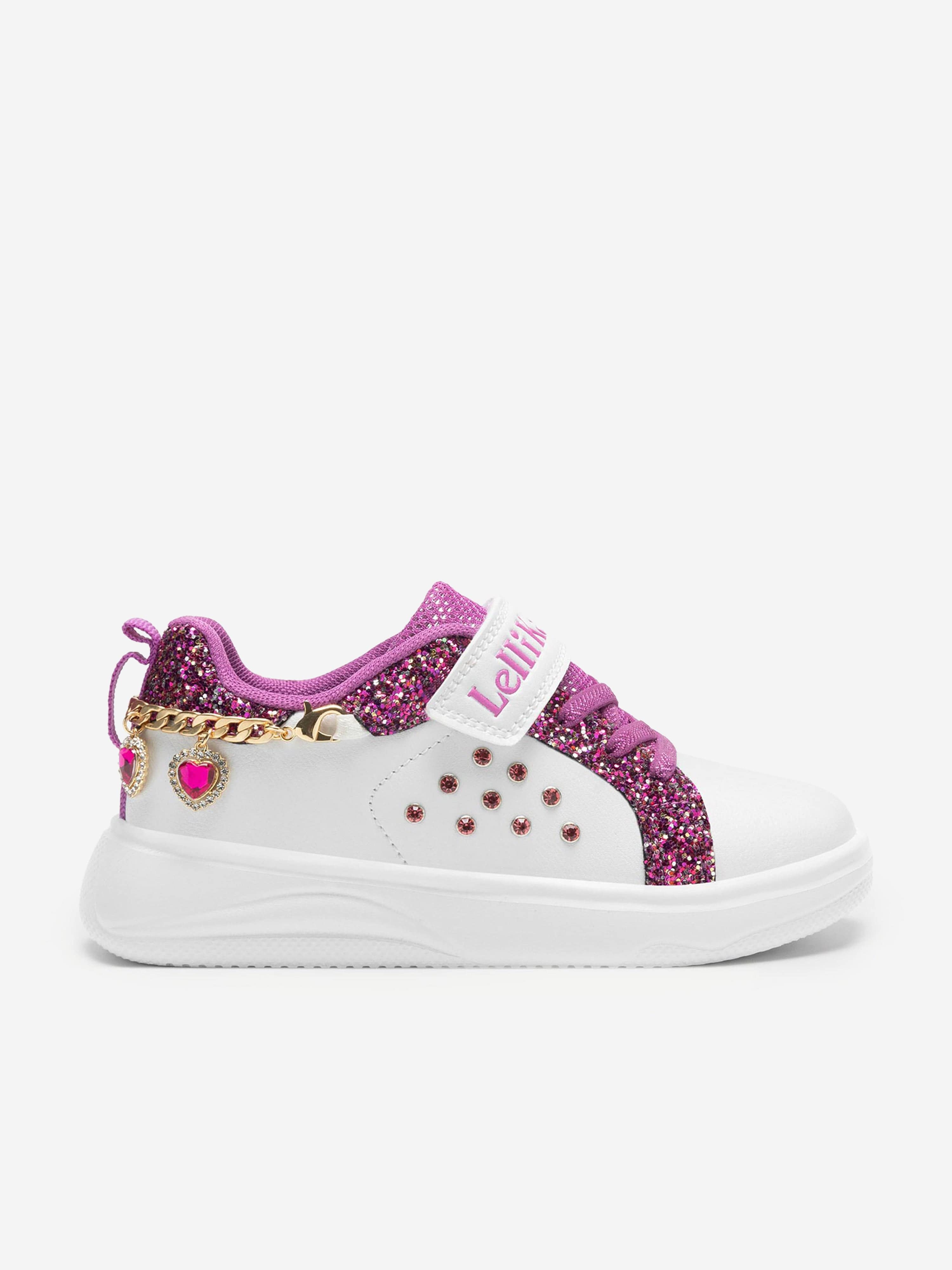 Lelli Kelly Girls Gioiello Chain Bracelet Trainers in White Best Pices Cheap Pice