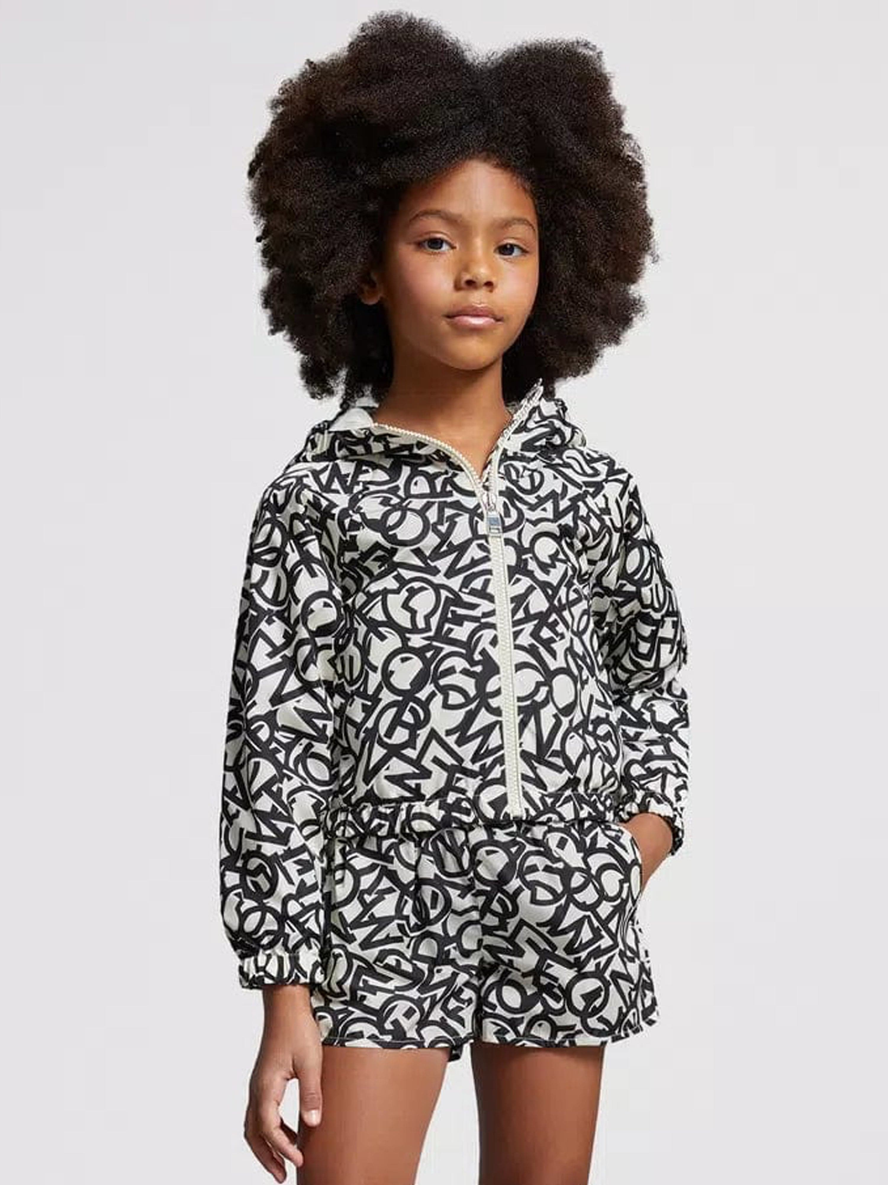 Moncler Enfant Girls Maisha Jacket in Black Sale Exclusive