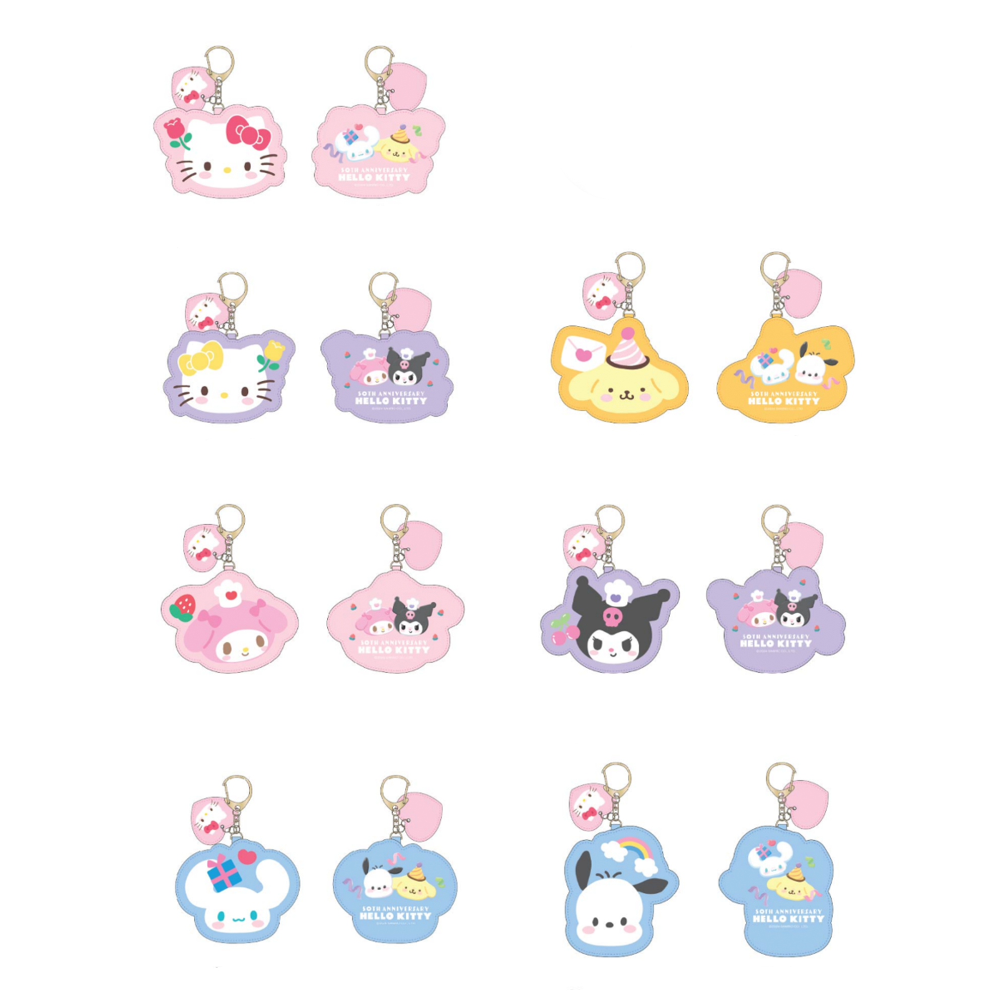 Hello Kitty 50th Anniv. Keychain Blind Bag (Full of Happy Series) Buy Cheap Clearance Store