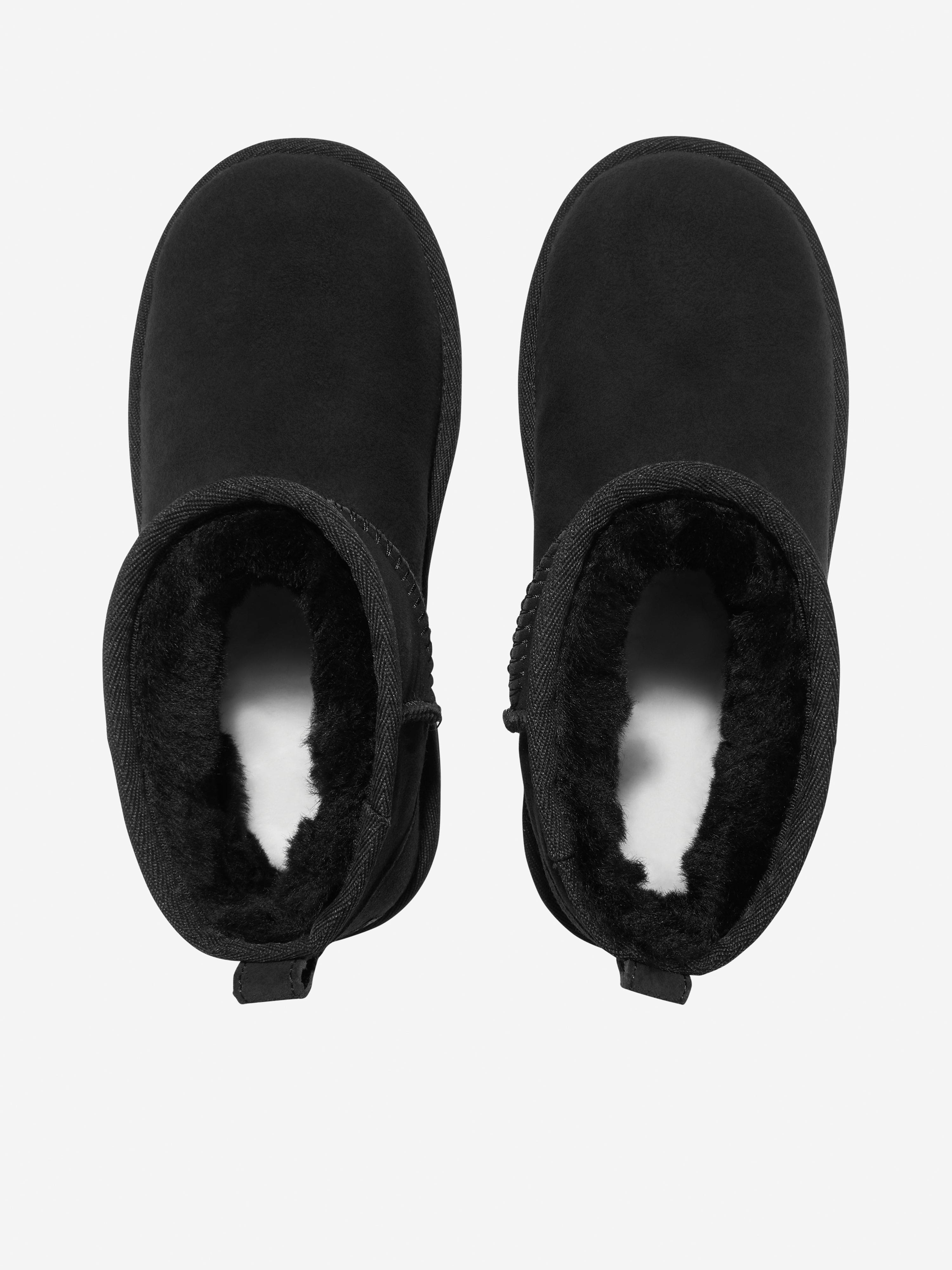 UGG Kids Classic Ultra Mini Boots in Black Outlet Cheap