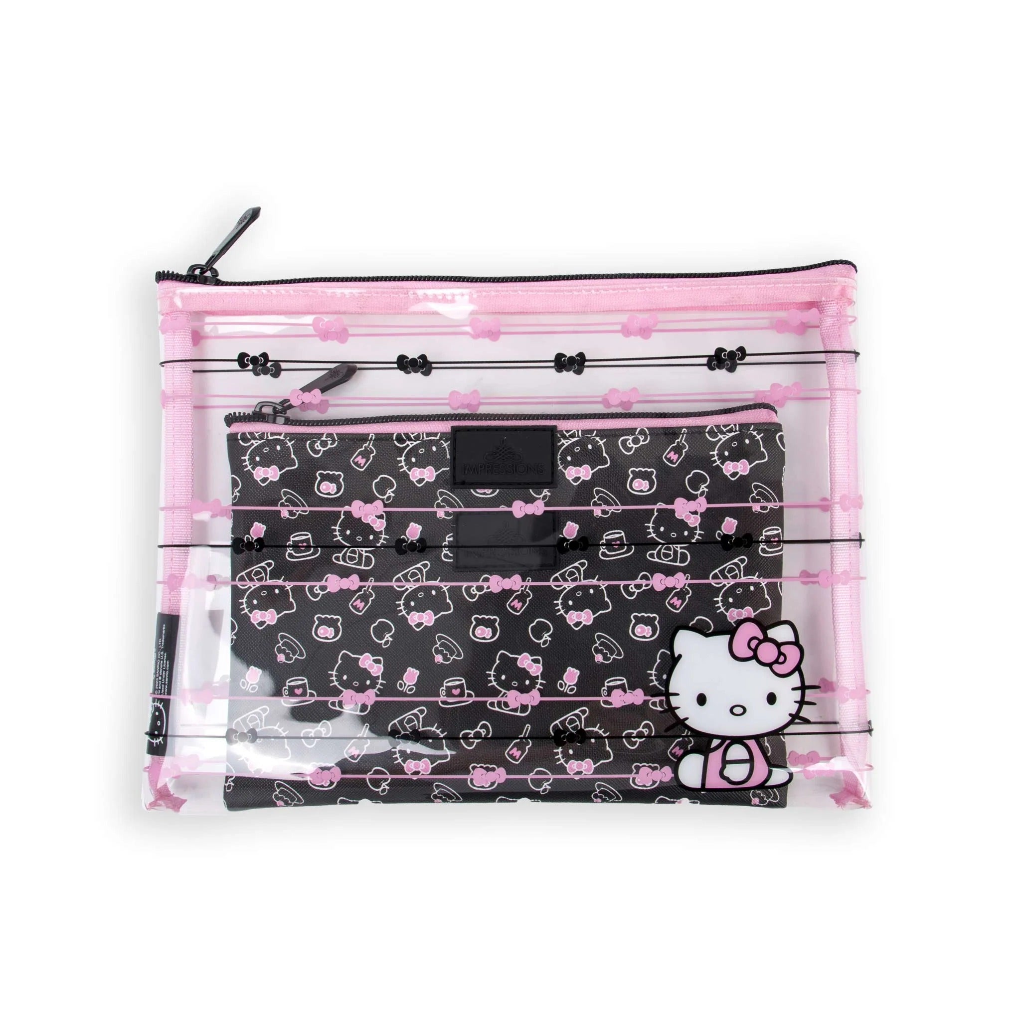 Hello Kitty x Impressions Slim Pouch Set (Black) Cheap Sale Best Wholesale