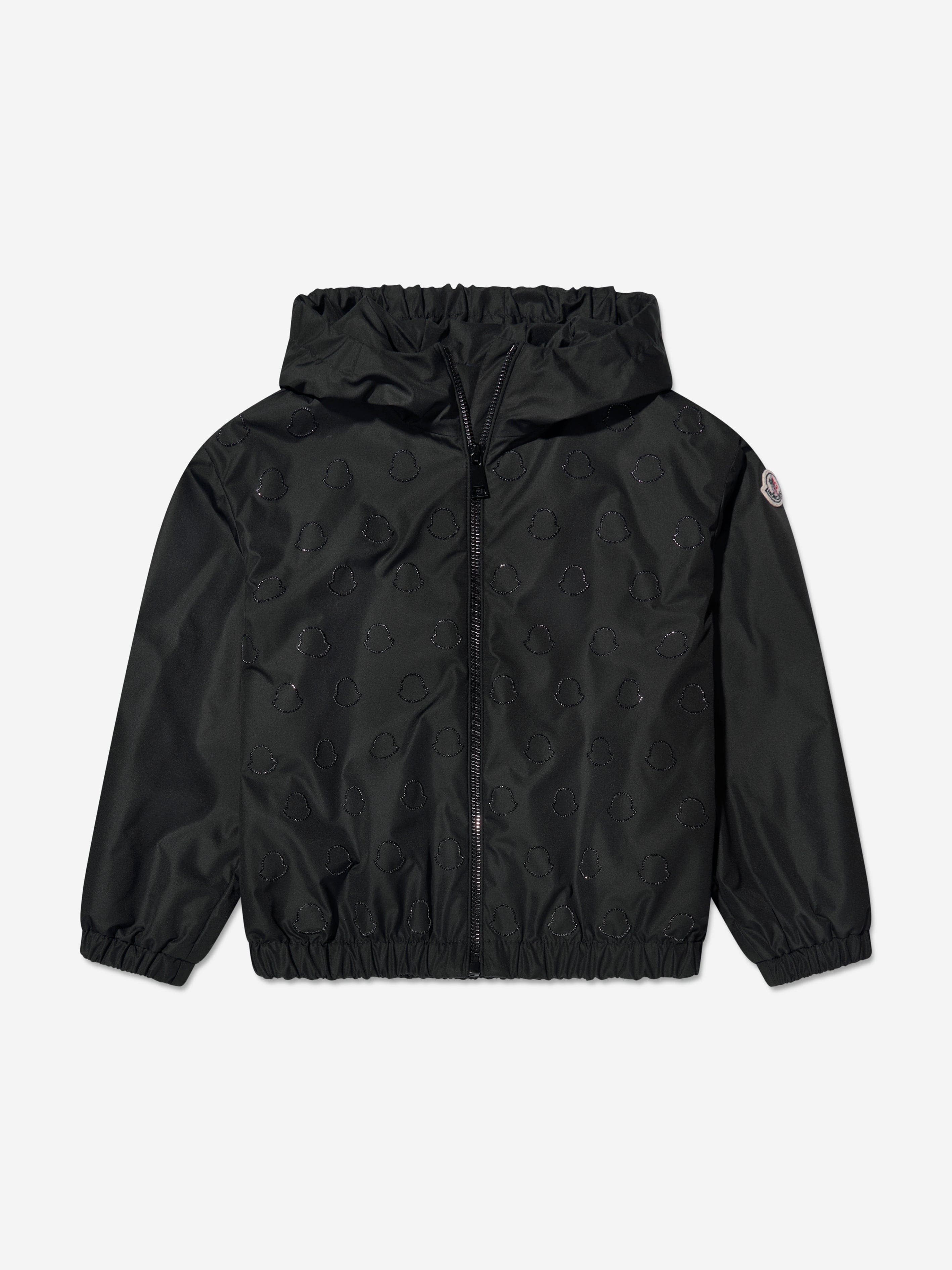Moncler Enfant Girls Adanna Jacket in Black Brand New Unisex