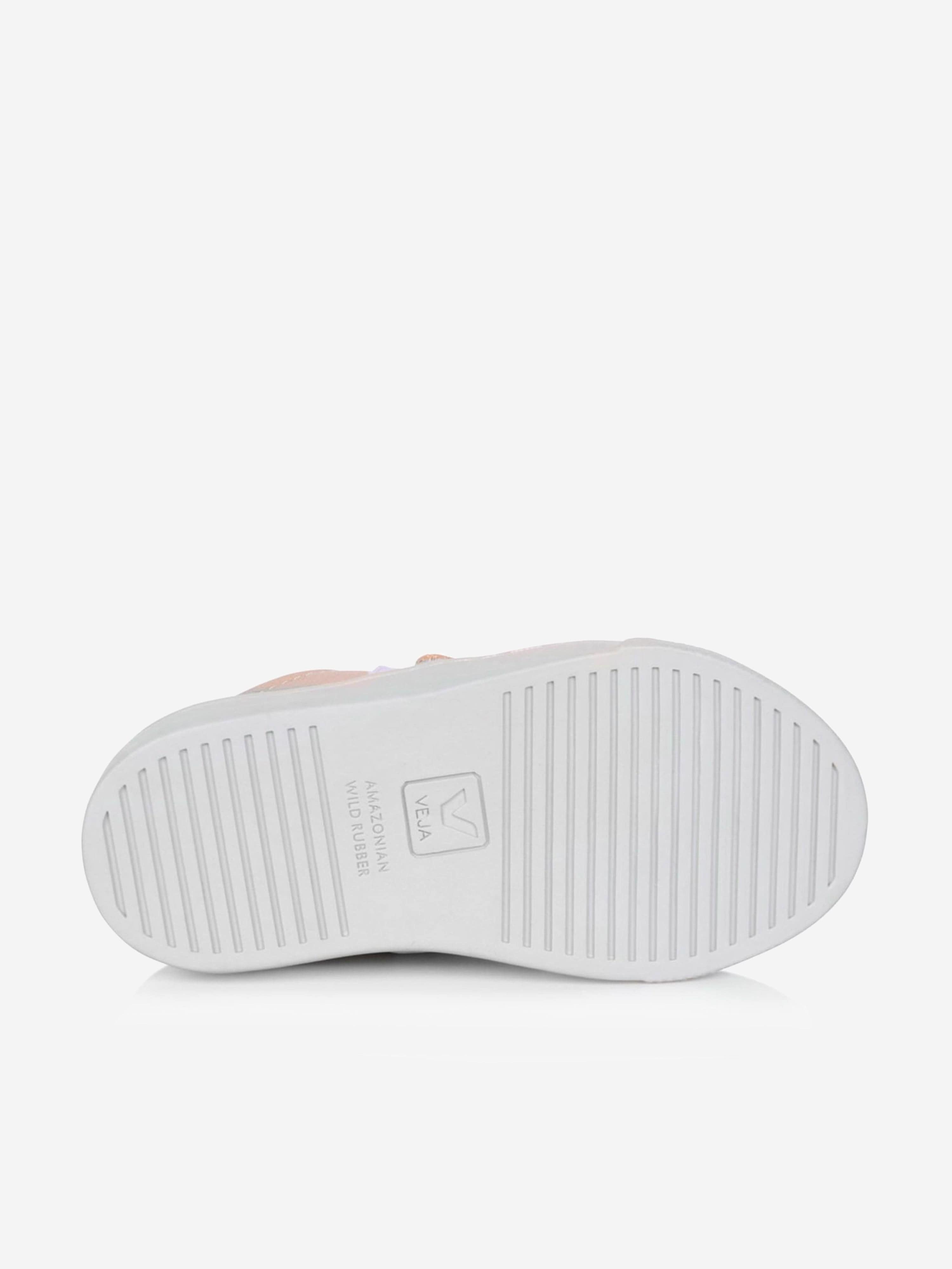 Veja Girls Chromefree Leather Esplar Trainers For Sale Free Shipping