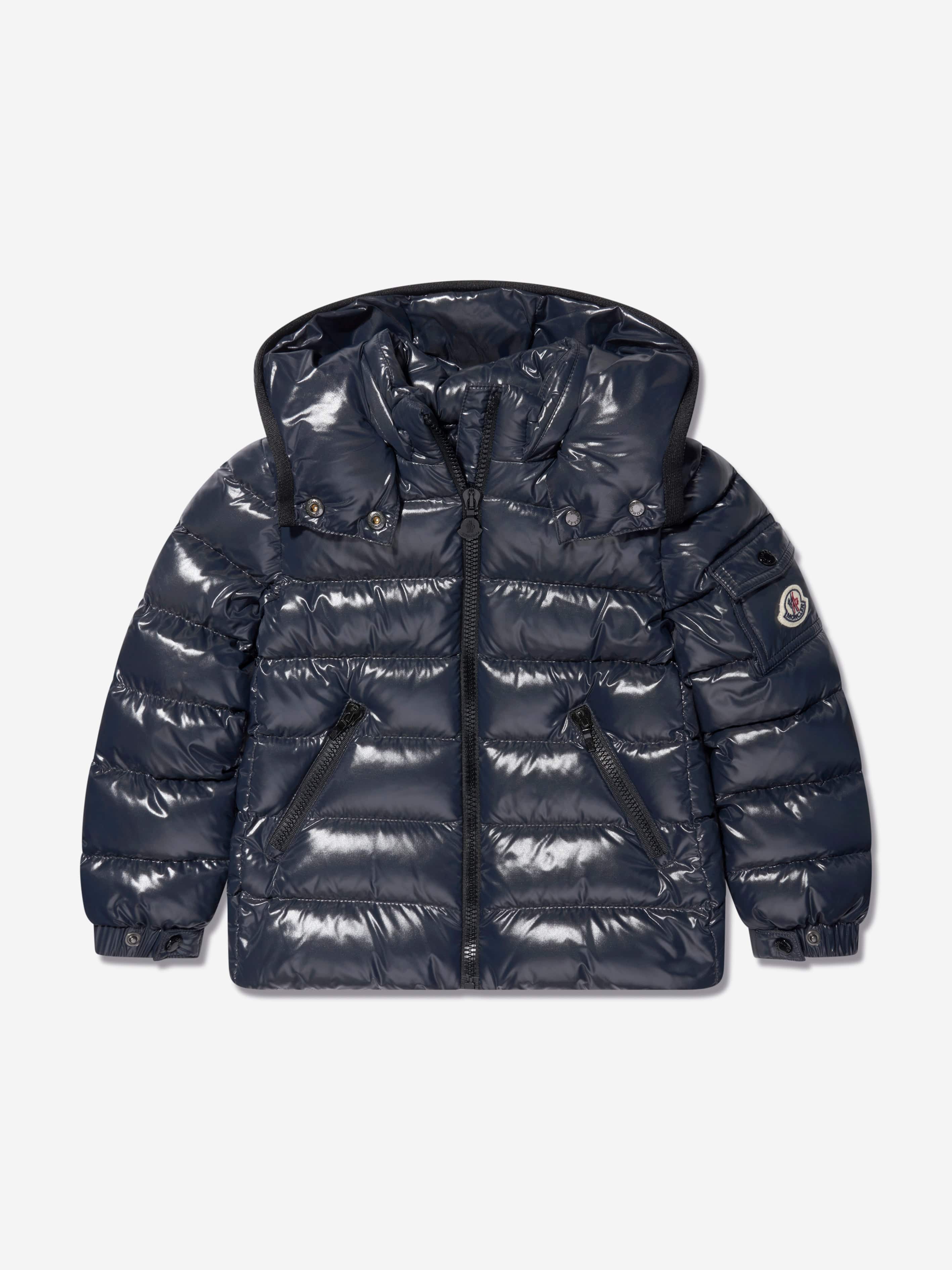 Moncler Enfant Girls Down Padded Bady Jacket in Navy For Sale Wholesale Pice