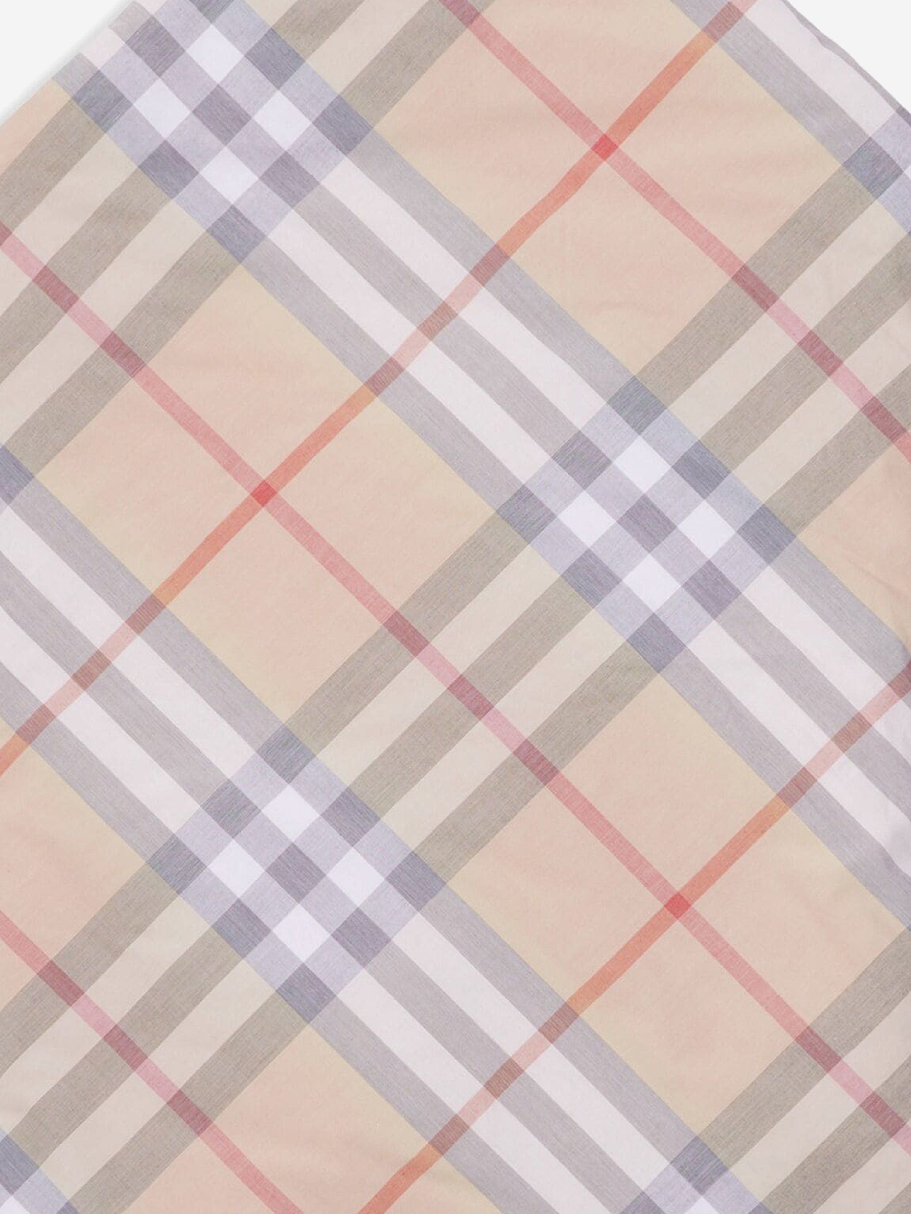 Burberry Baby Collier Check Nest in Beige (75cm) Discount Huge Surprise