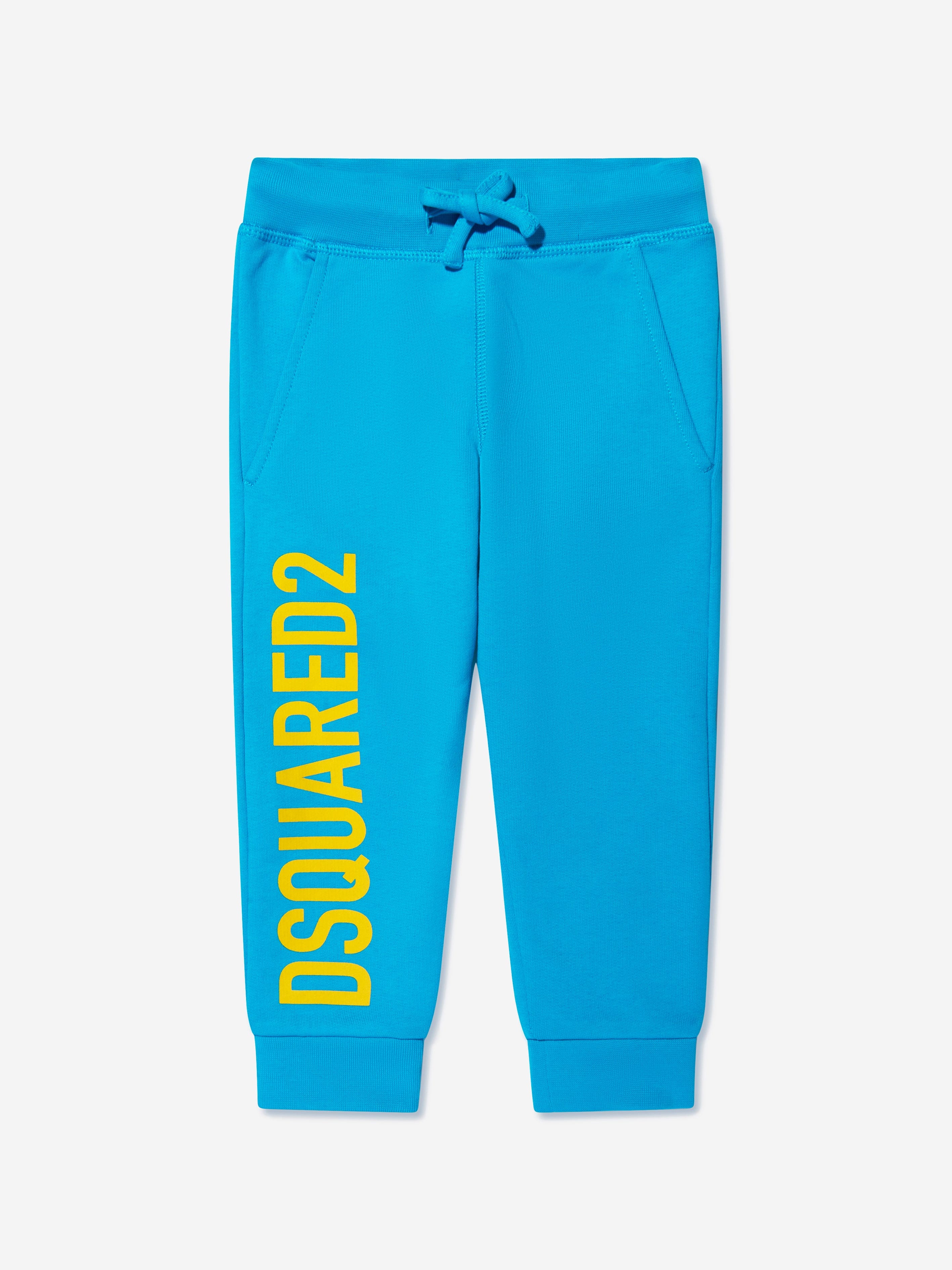 Dsquared2 Kids Logo Pants In Blue Best Pices Sale Online