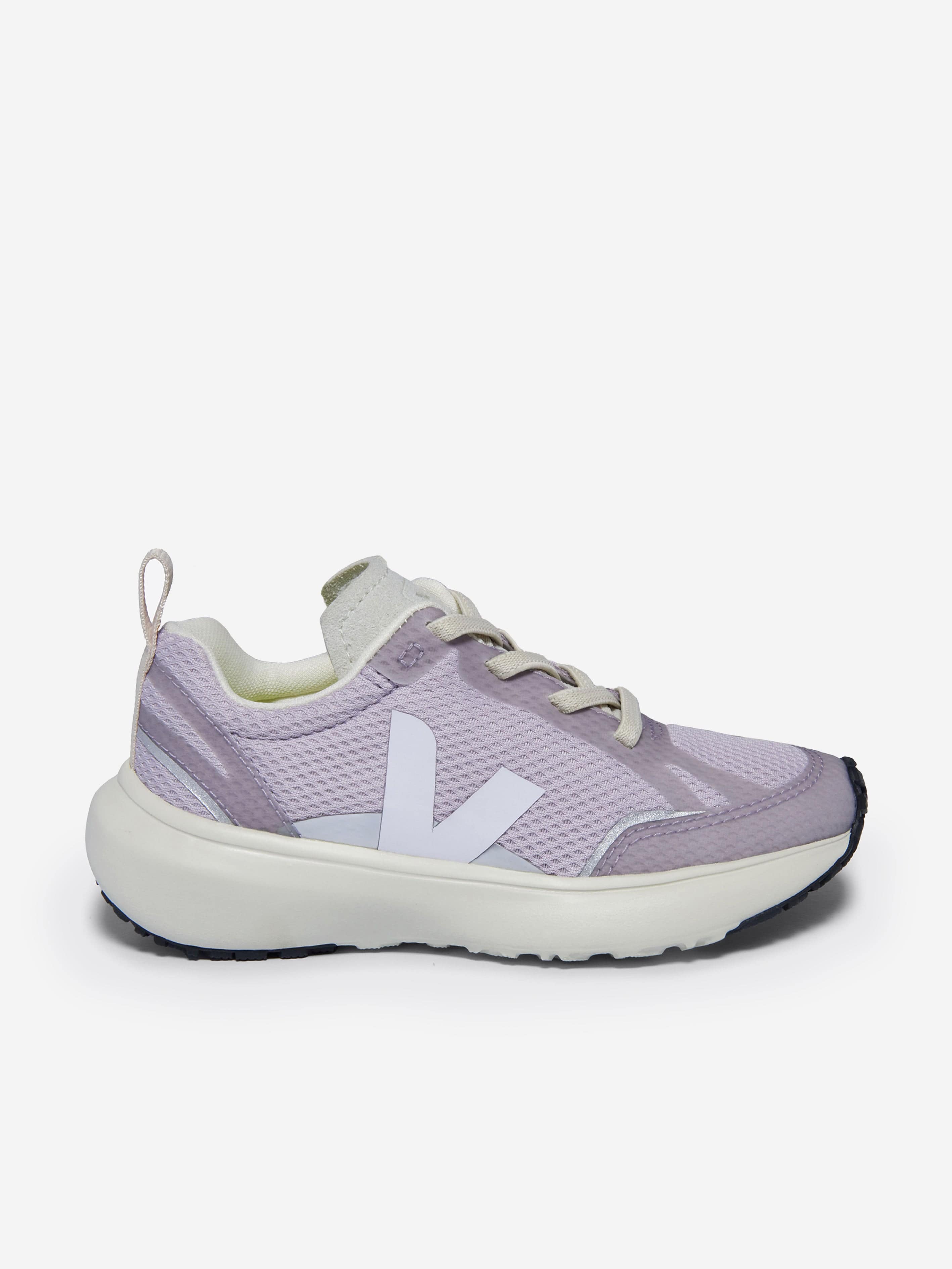 Veja Girls Canary Alveomesh Trainers in Purple Clearance Limited Edition