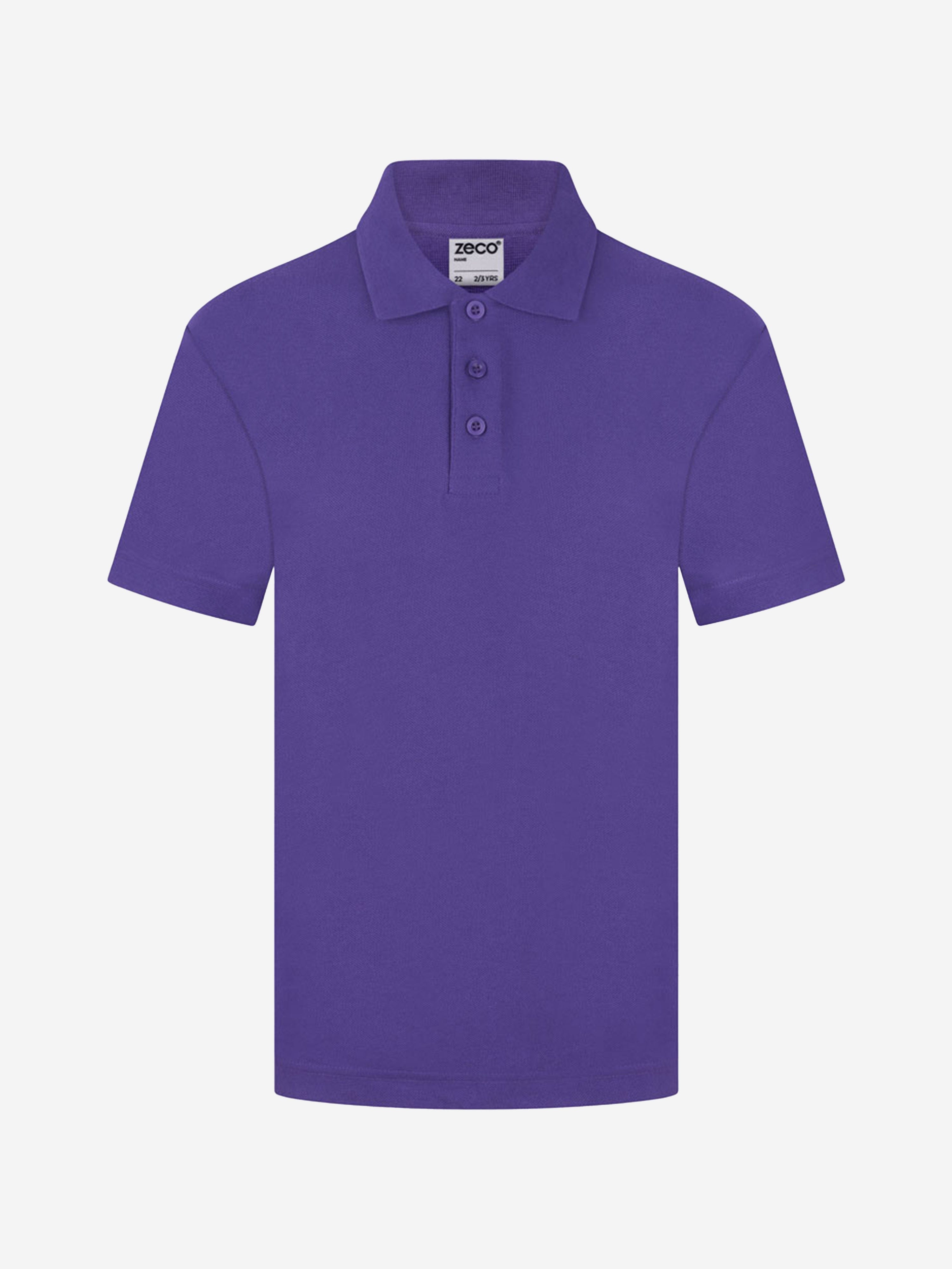 Zeco Kids School Polo Shirt in Purple Outlet Locations Sale Online