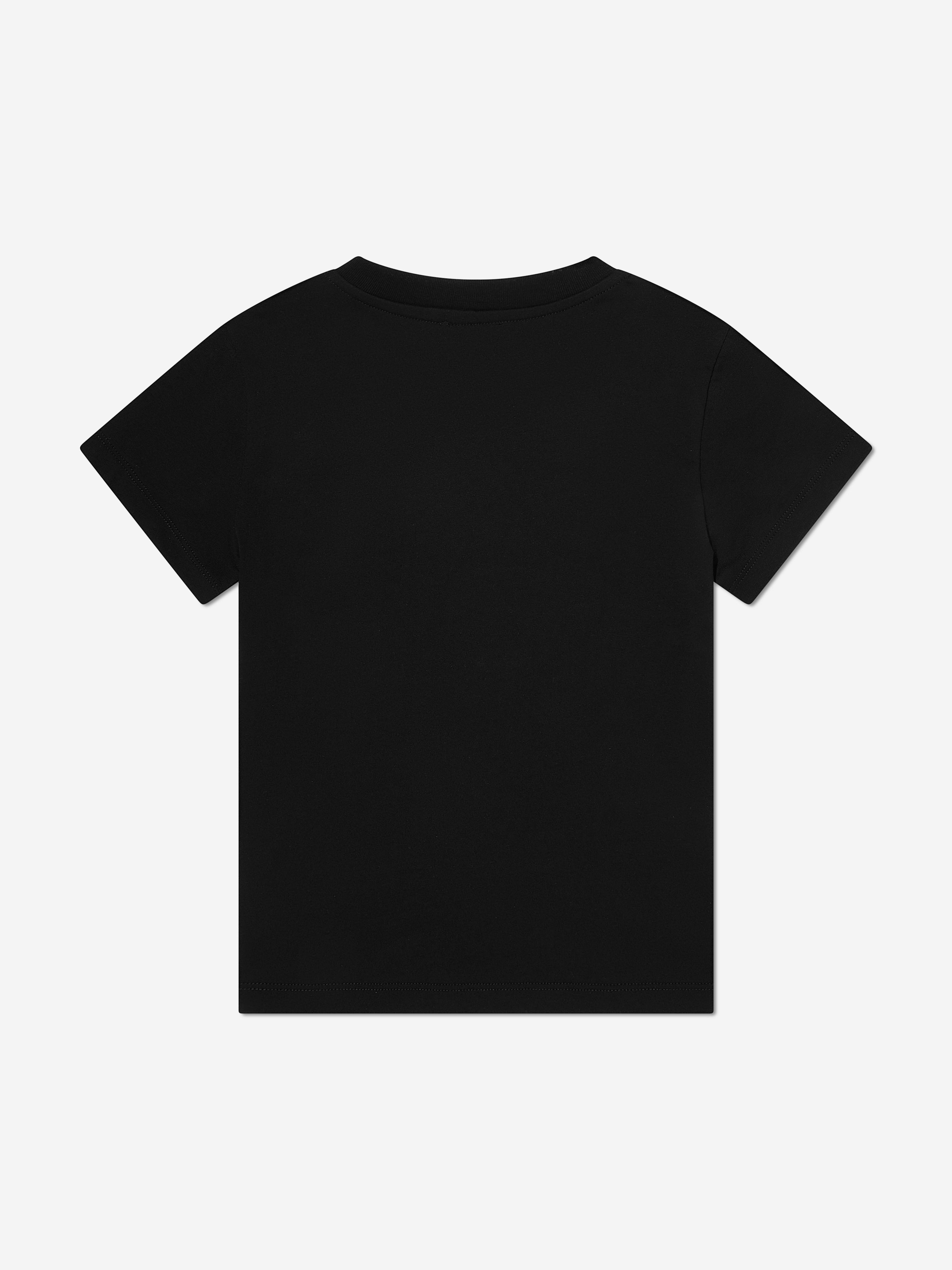 Balmain Girls Diamante Logo T-Shirt in Black Free Shipping Get To Buy