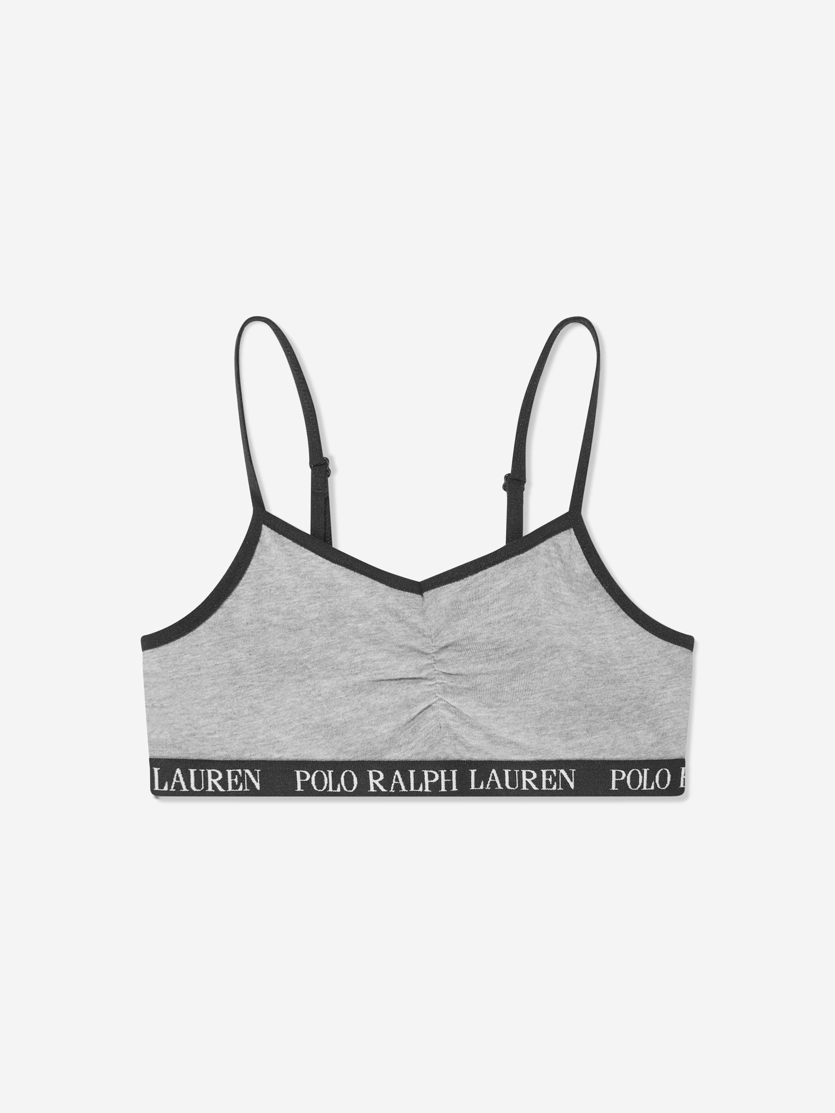 Ralph Lauren Girls 2 Pack Bralette Set in Black Shop Sale Online