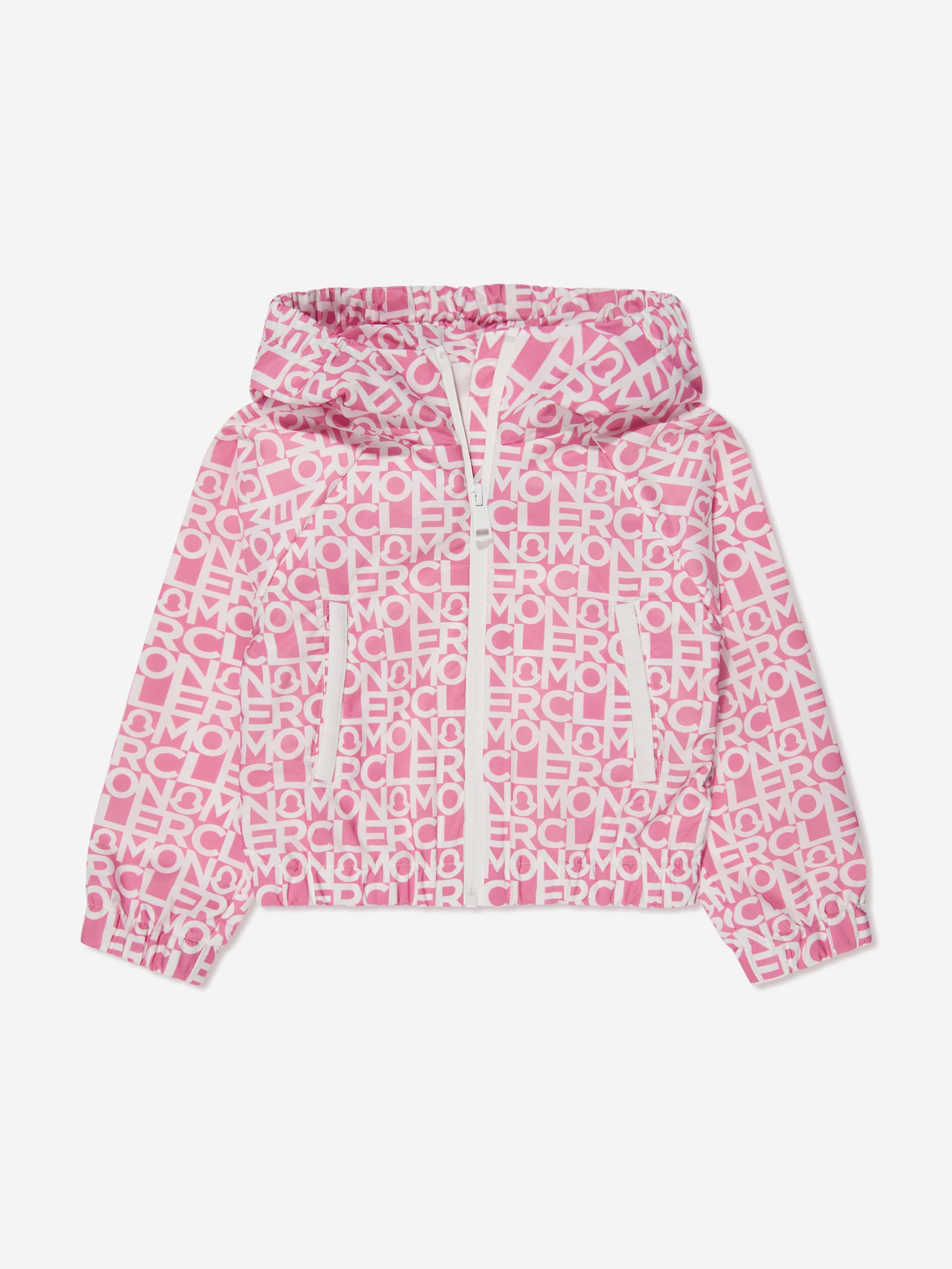 Moncler Enfant Girls Alose Jacket in Pink Shipping Discount Sale
