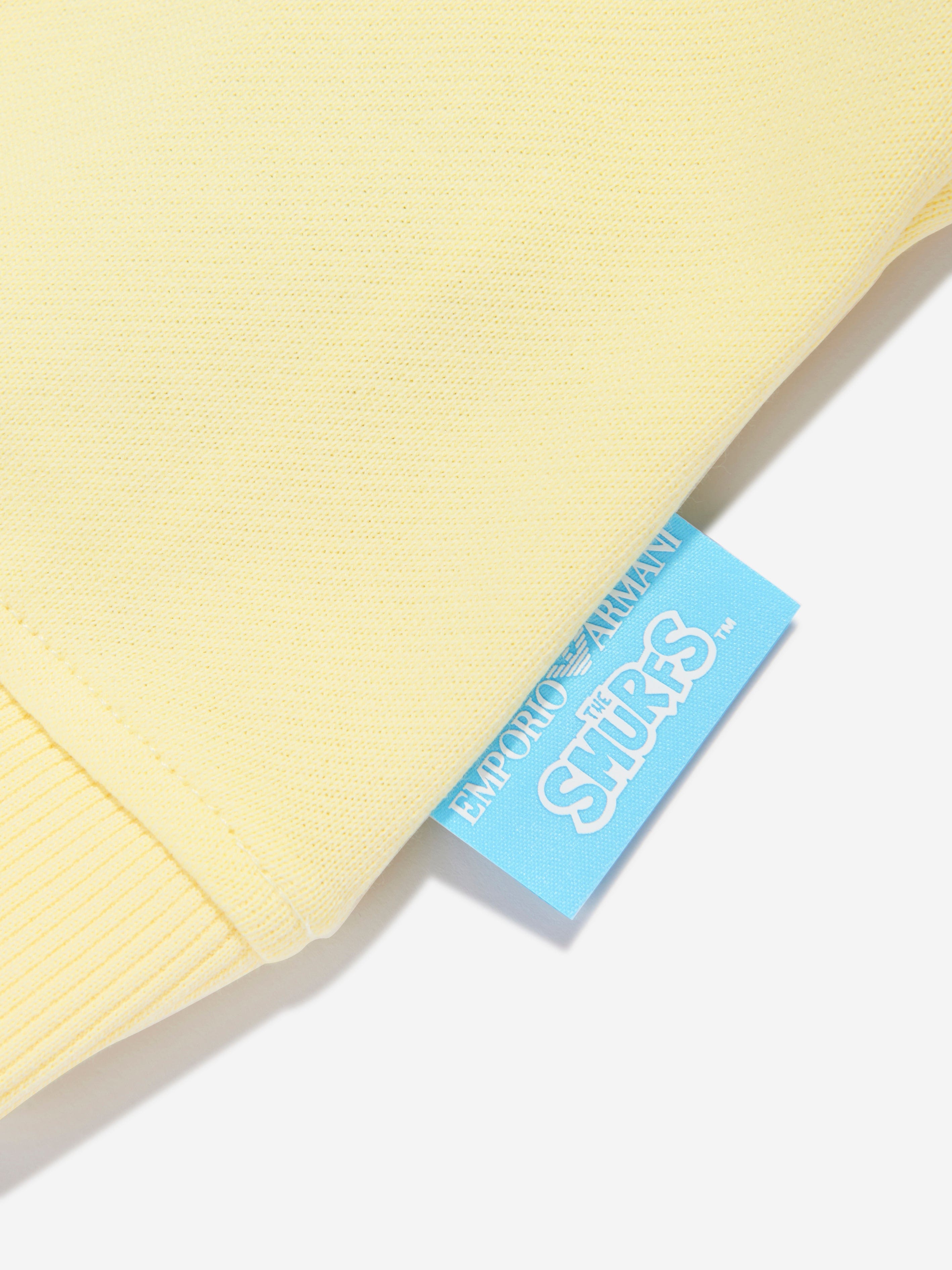 Emporio Armani Baby Boys Smurf Sweatshirt in Yellow Outlet Low Pice Fee Shipping