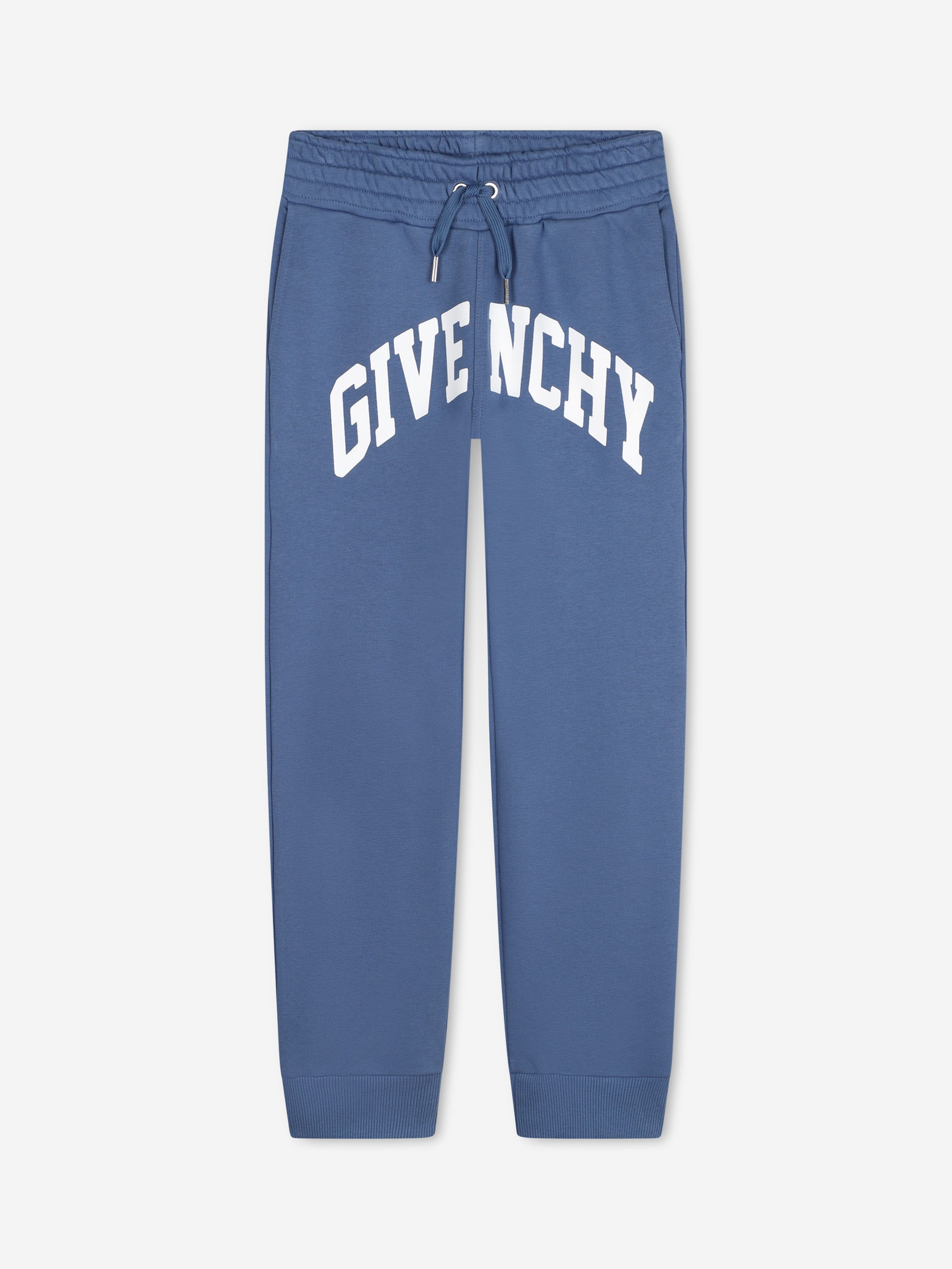 Givenchy Boys Logo Joggers in Blue Cheap Buy Authentic