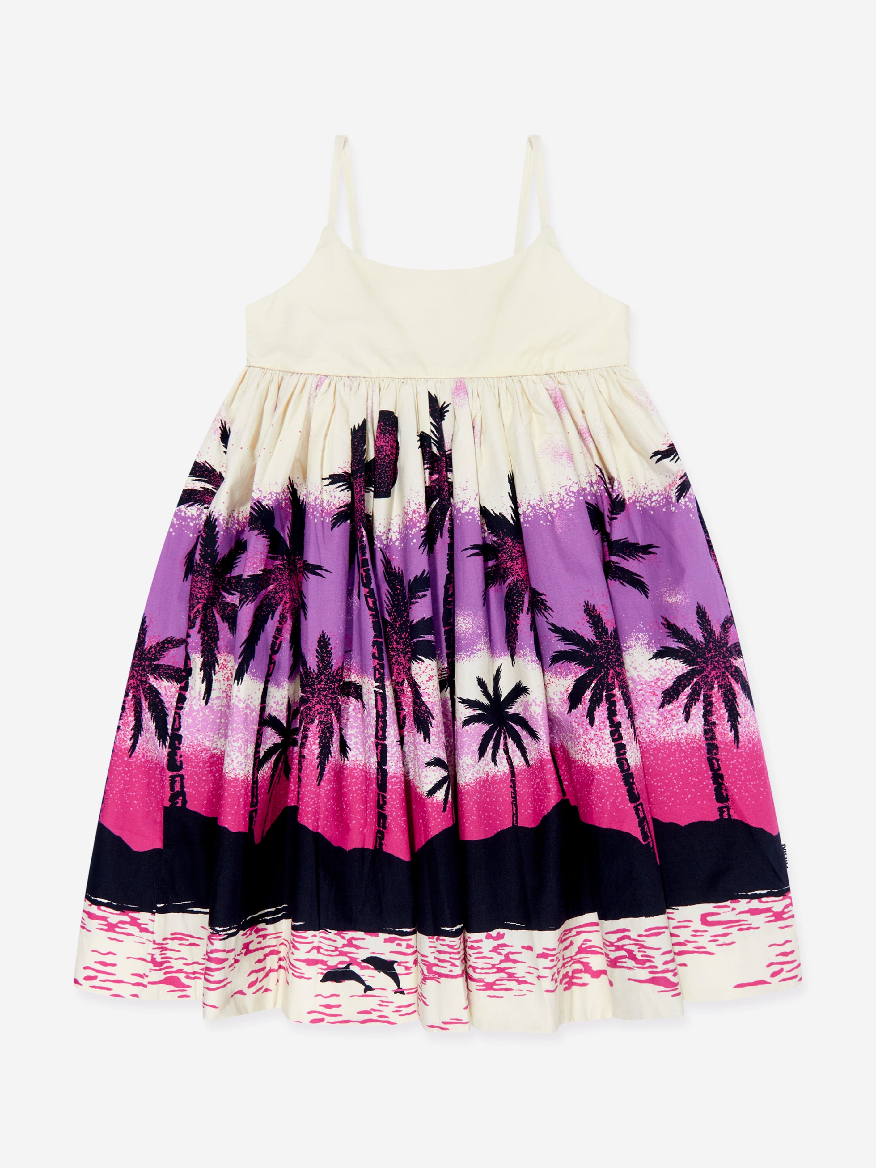Molo Girls Twilight Island Print Dress in Multicolour Collections Cheap Online