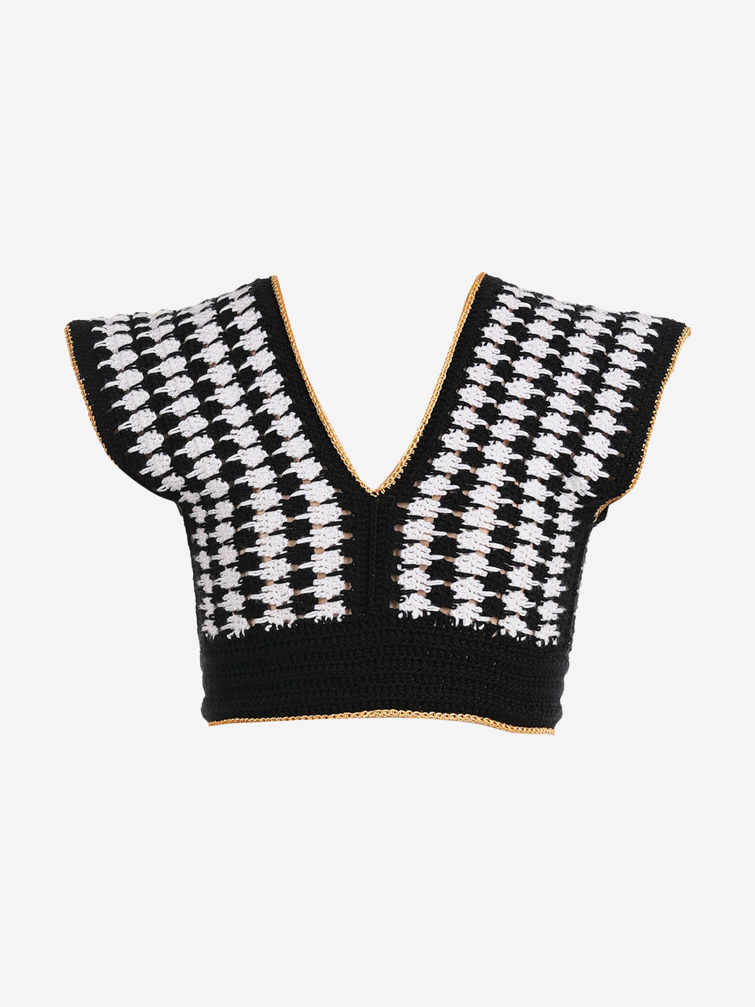Girls Garnet Crop Top in Black Outlet Order