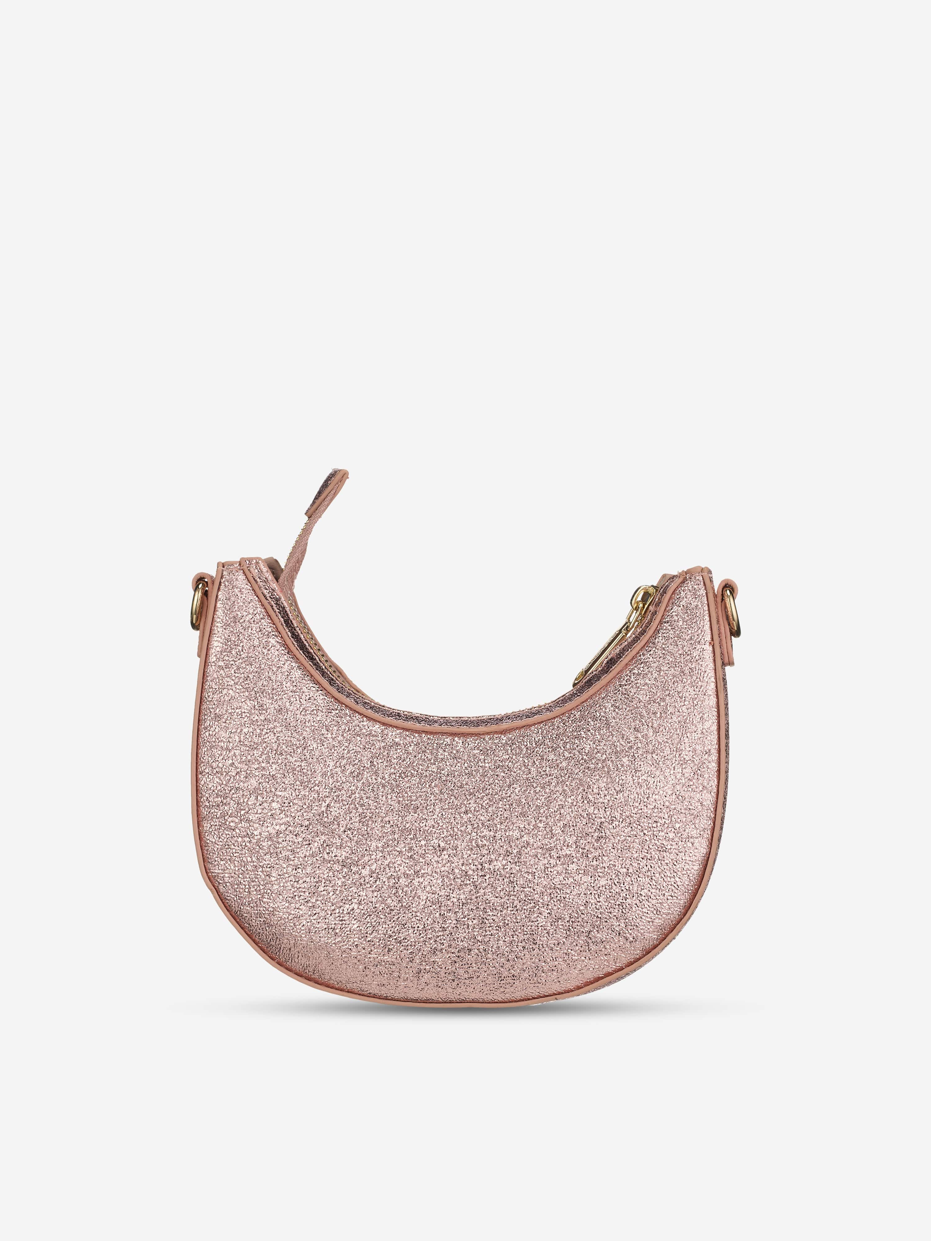 Girls Icon Hobo Bag in Pink (18.5cm) Manchester