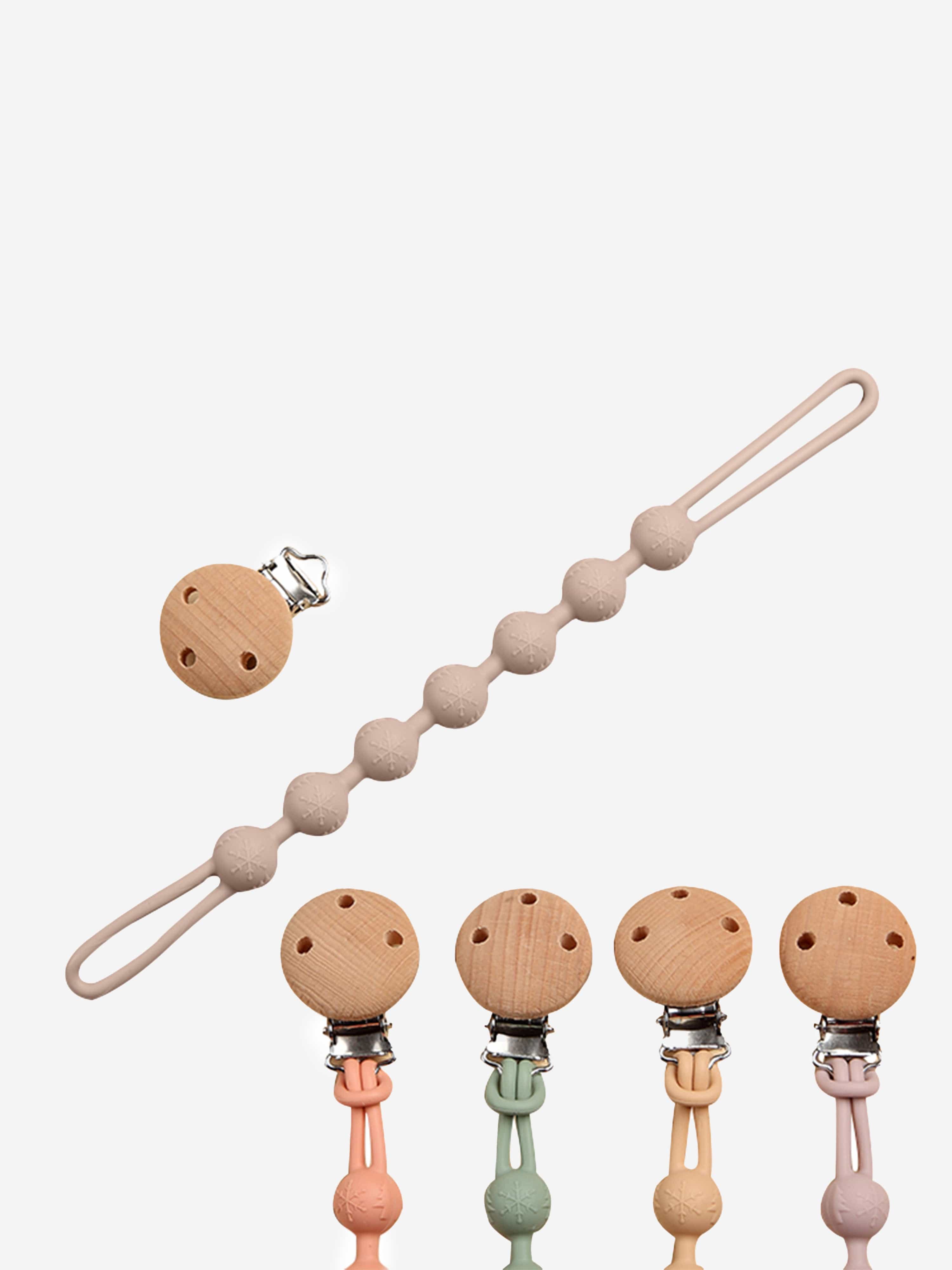 Bloom Bambini Baby Pacifier Clip and Teether in Ivory Clearance Store Cheap Online
