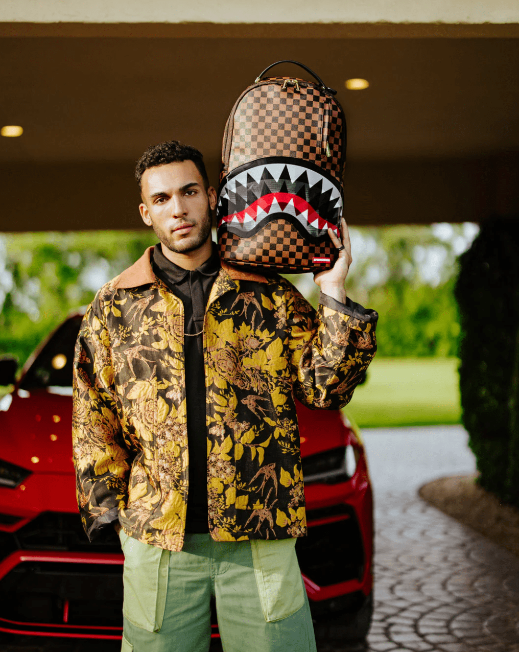 Sprayground Kids Sharks in Paris Lenticular Chomp Backpack in Brown (46cm) Best Store To Get Sale Online
